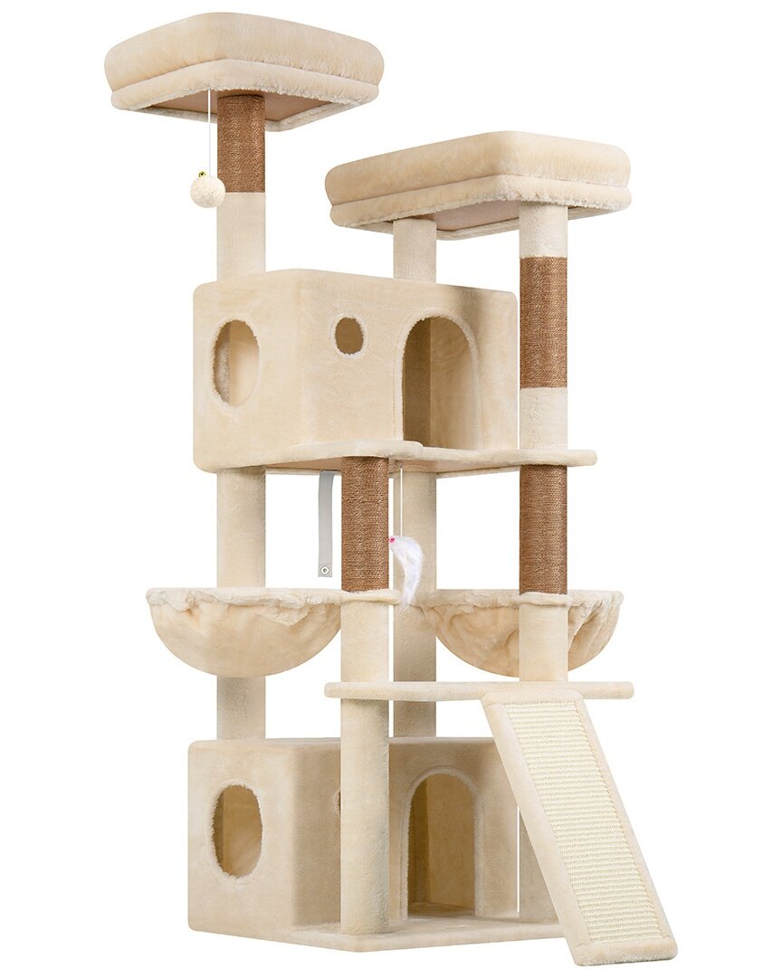 globlazer-f64b-arbre-chat-beige-163-cm image 2