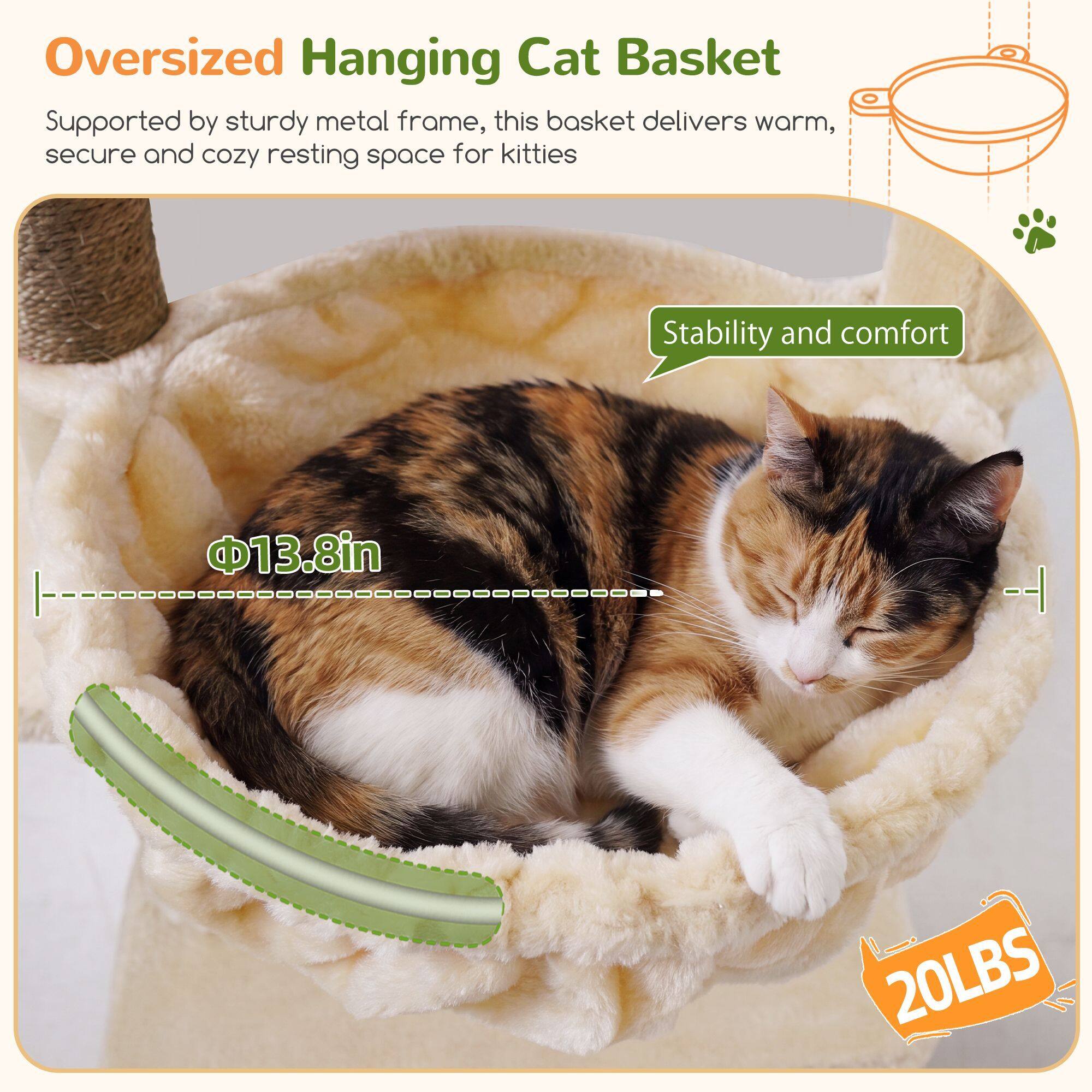 globlazer-f-series-f74-arbre-chat-beige-74-pouces-robuste image 6