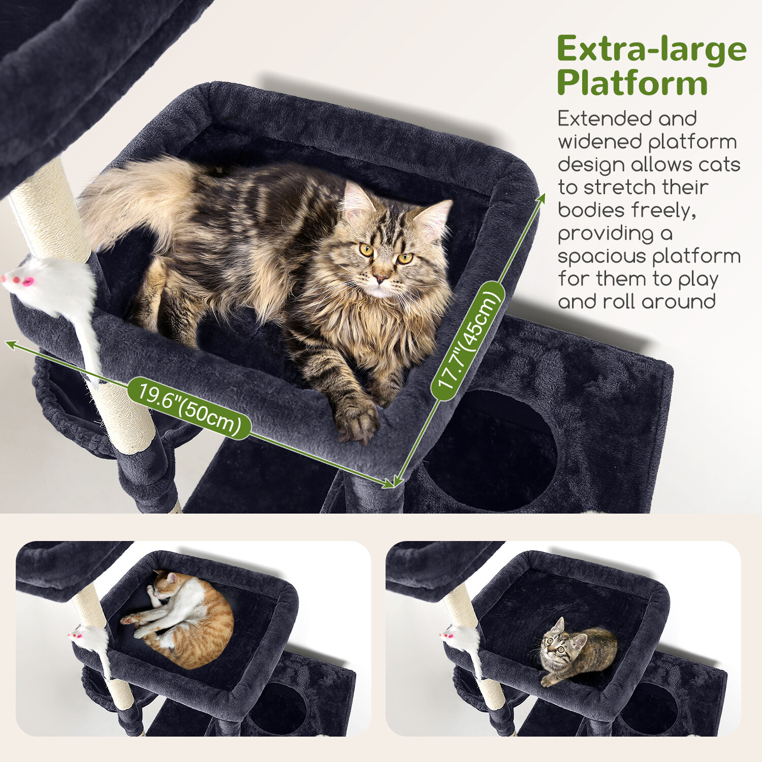 globlazer-f81-arbre-chat-gris-fonc-203-cm-xxl image 8