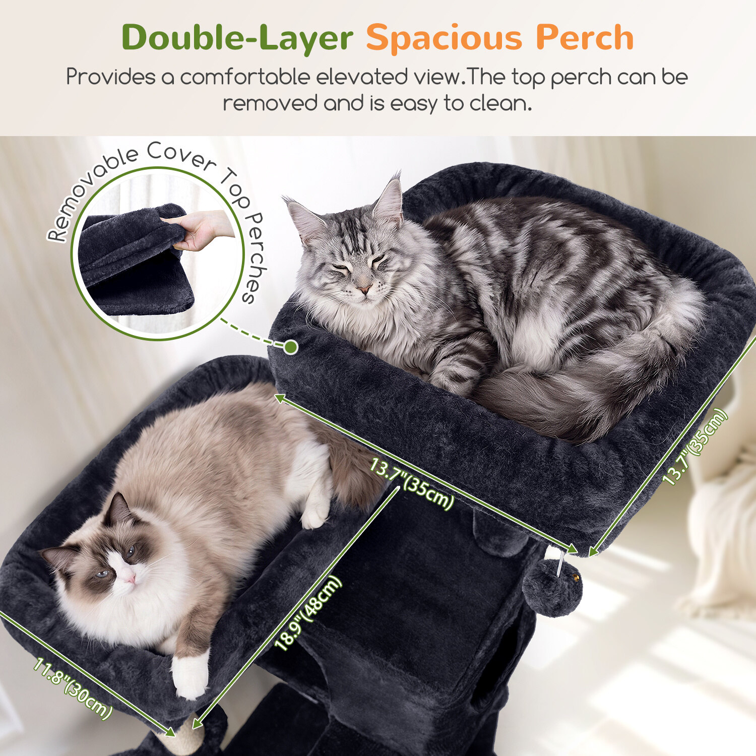 globlazer-f75c-arbre-chat-190-cm-gris-fonc-tour image 4