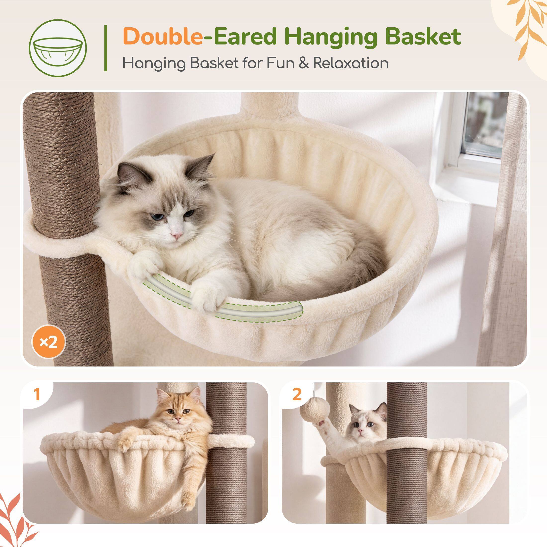 globlazer-52-pouces-arbre-chat-beige-plateforme-xl image 5