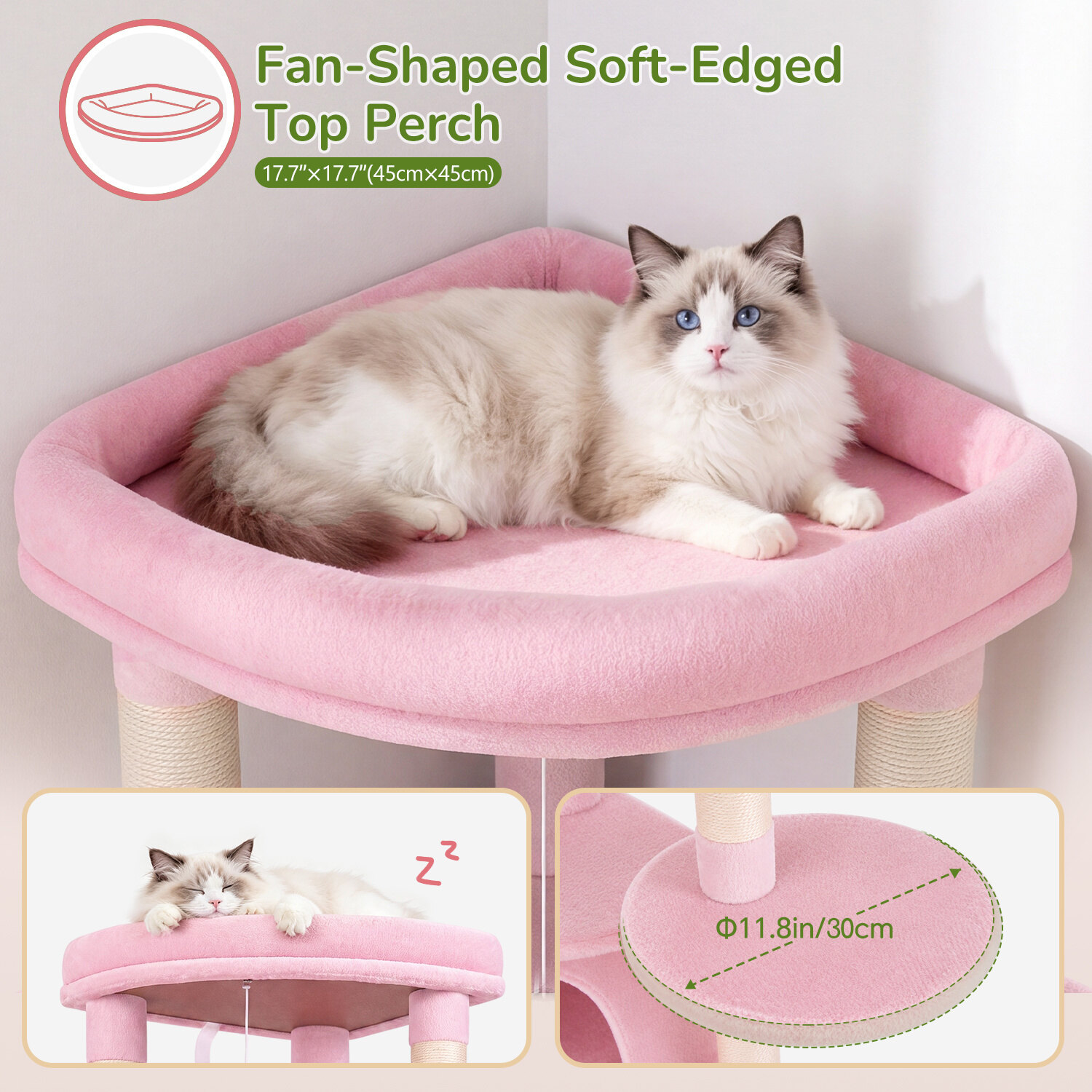 globlazer-c51-arbre-chat-d-angle-rose-130-cm image 4