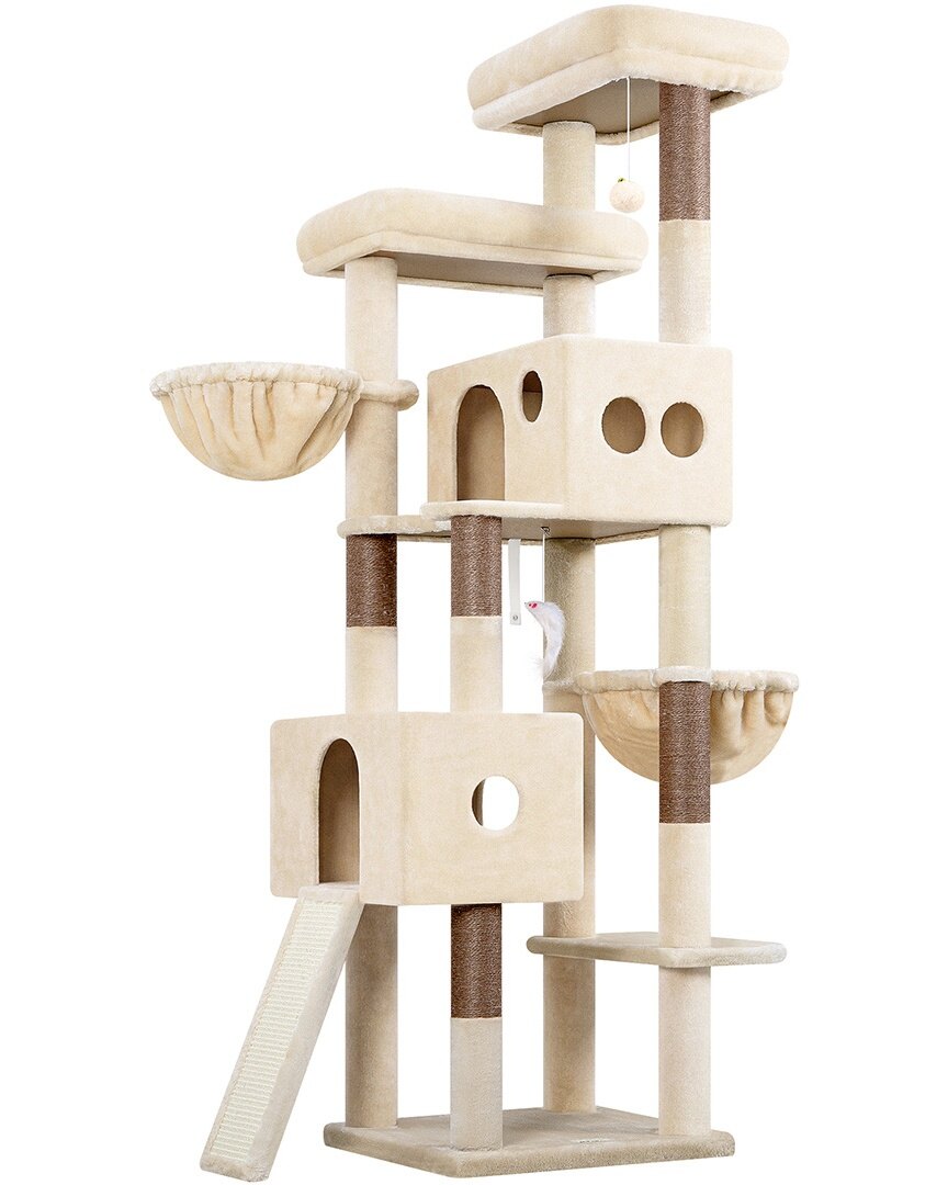 globlazer-s78g-arbre-chat-beige-198-cm-stable image 2
