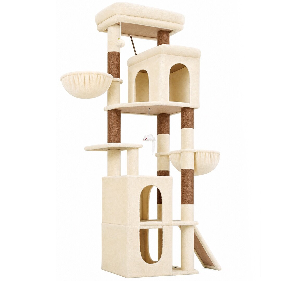 globlazer-f-series-f70f-arbre-chat-beige-70-pouces-grand image 2