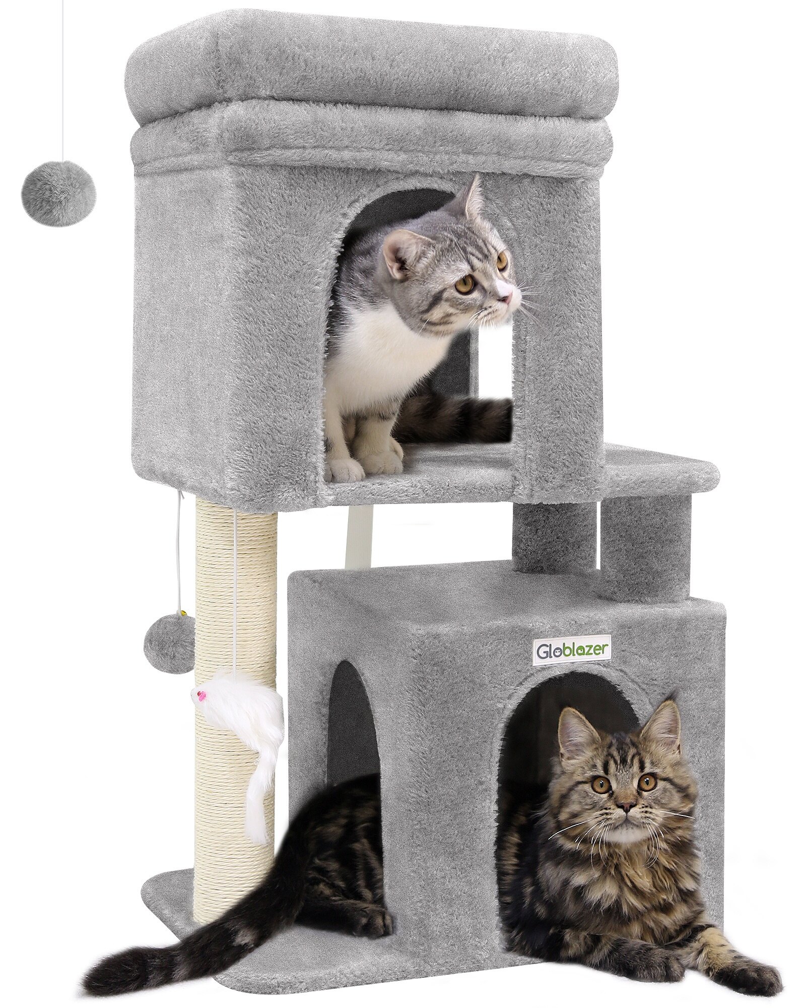 globlazer-f31-arbre-chat-gris-clair-79-cm-petit-mod-le image 2