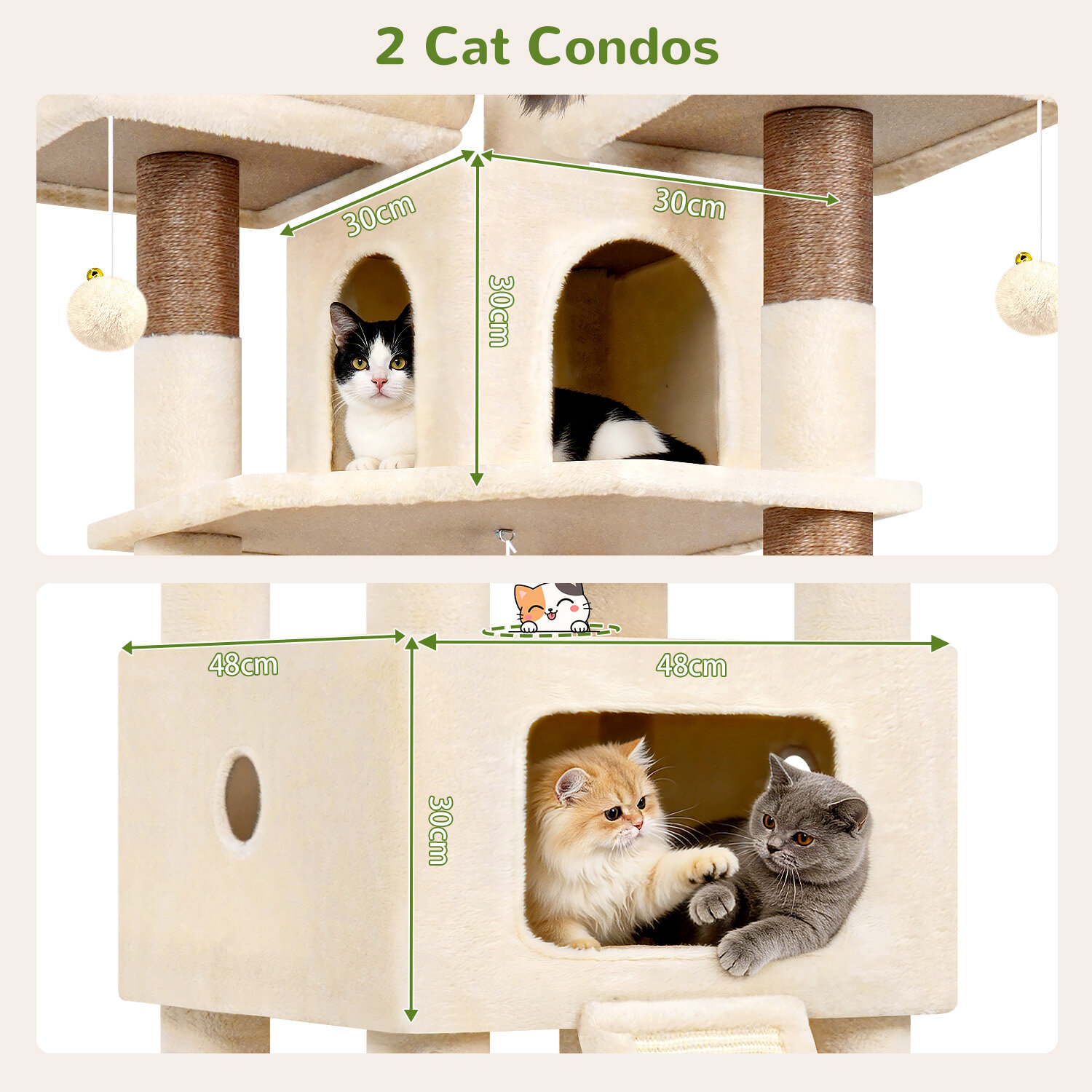 globlazer-f-series-f75-arbre-chat-beige-190-cm image 4