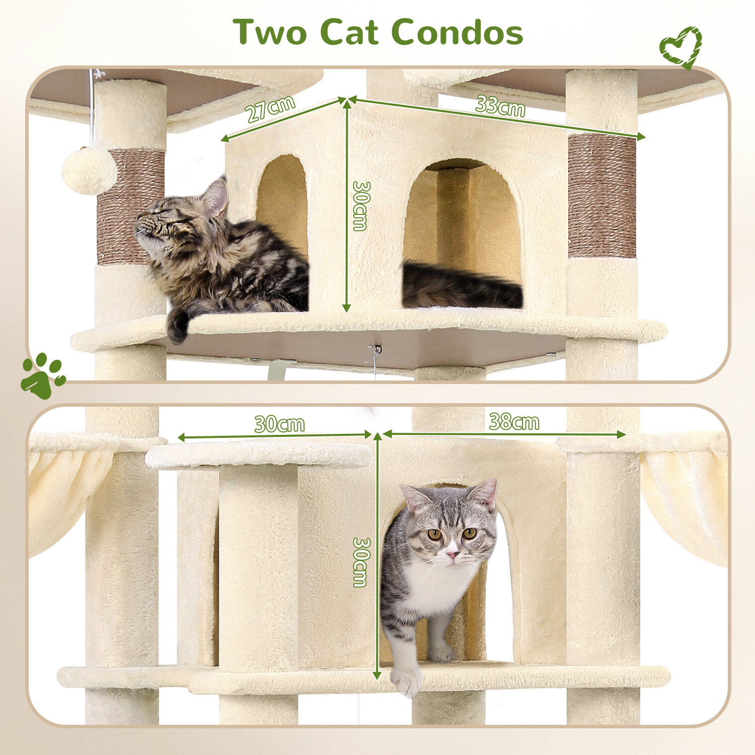 globlazer-f68b-arbre-chat-68-pouces-beige image 4