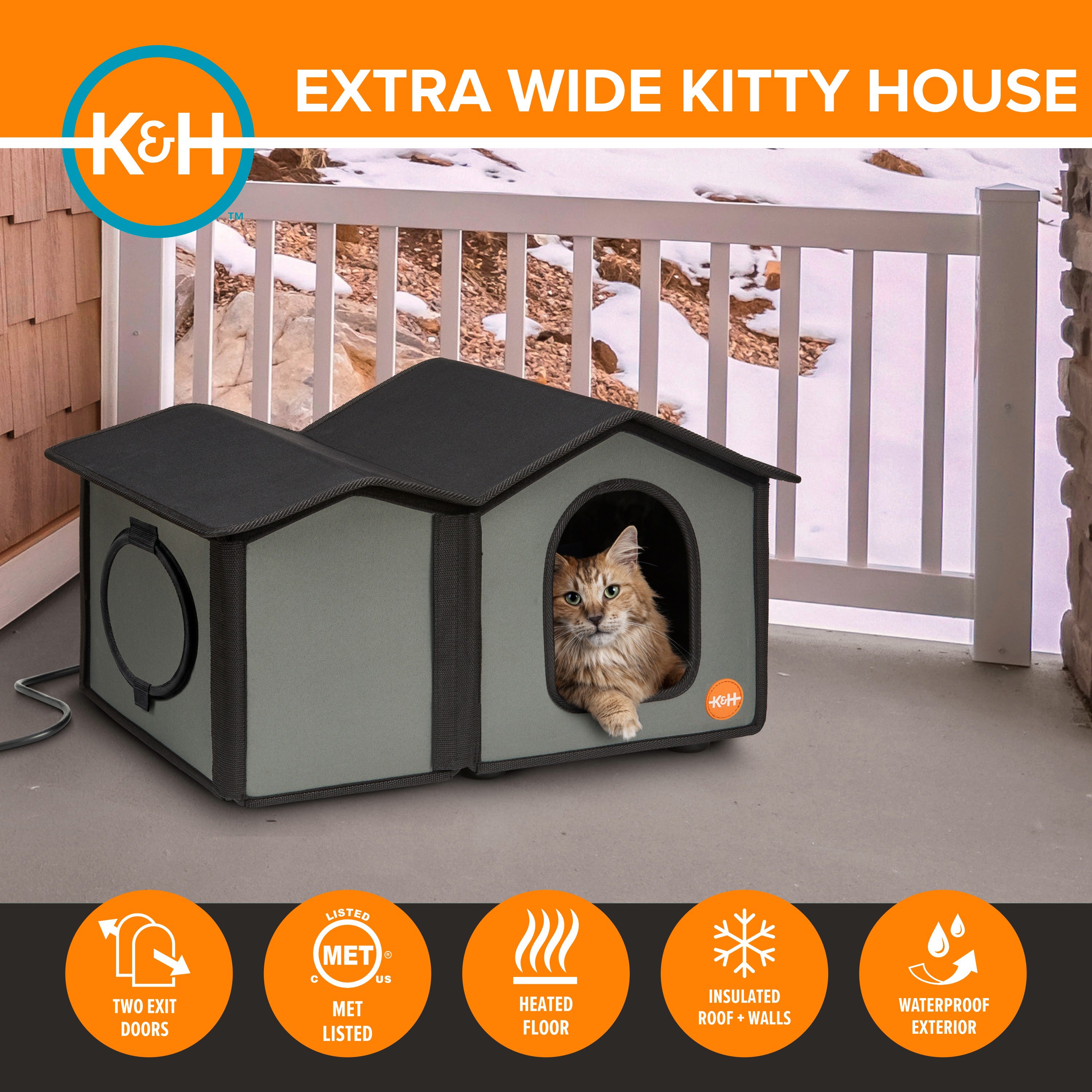 k-h-extra-wide-maison-chat-chauffante-ext-rieur-gris image 5