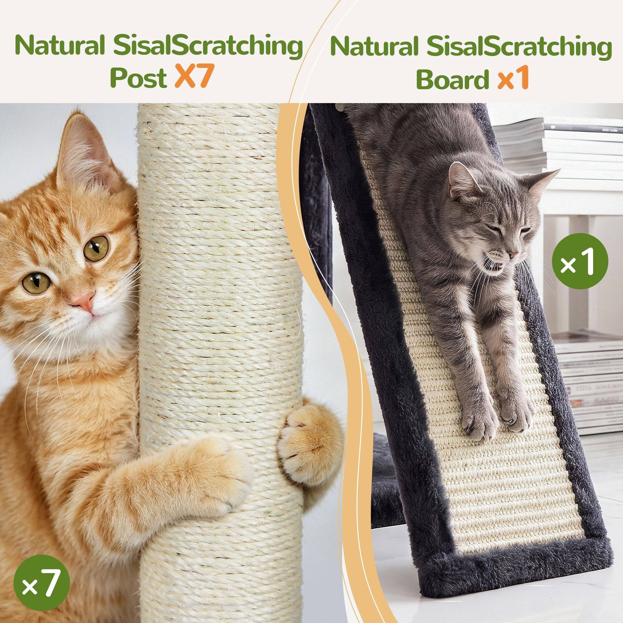 globlazer-f-series-f70h-arbre-chat-gris-fonc-70-pouces-haut image 6