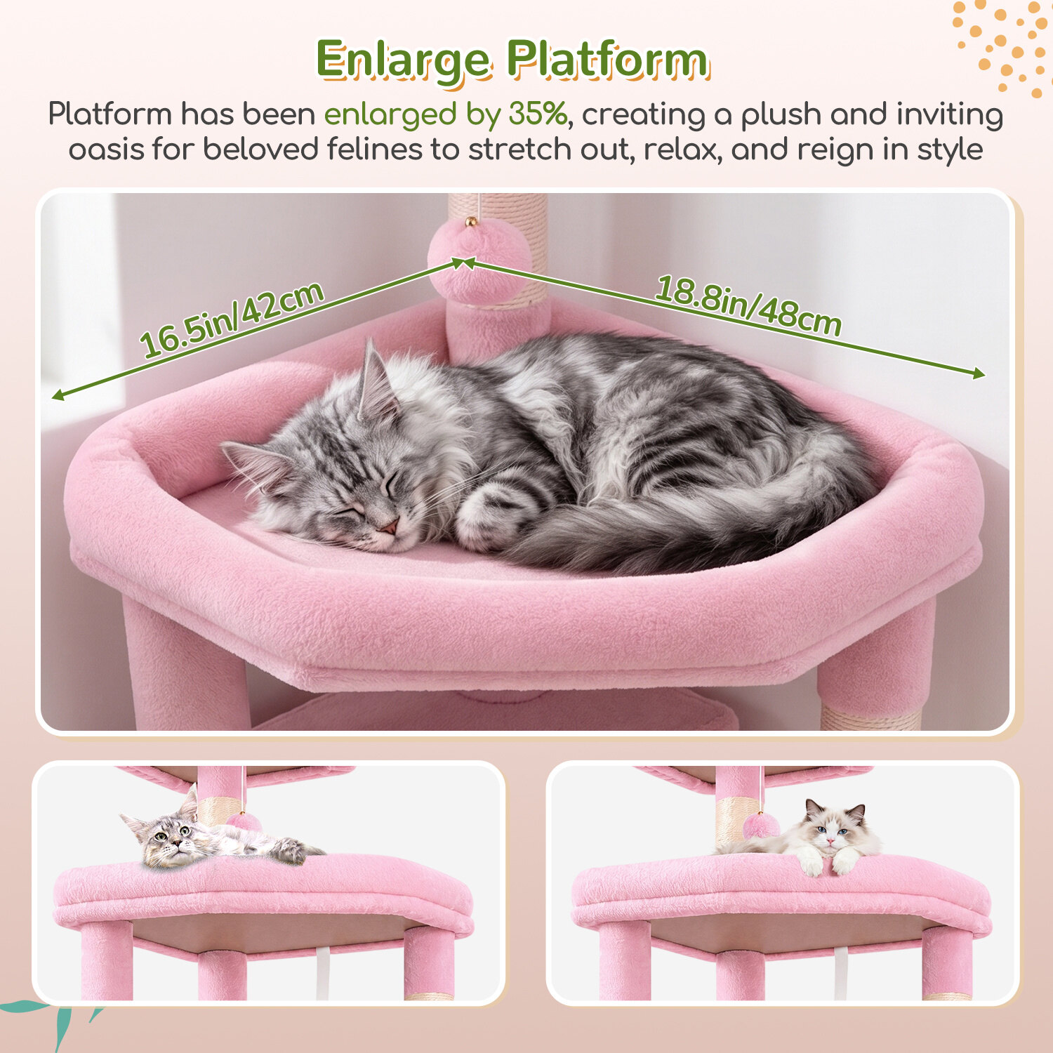 globlazer-s65-arbre-chat-rose-165-cm image 3