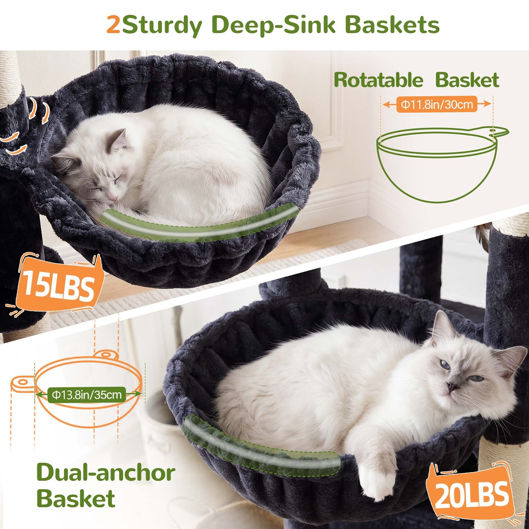 globlazer-f70f-arbre-chat-gris-fonc-70-pouces-multi-niveaux image 5