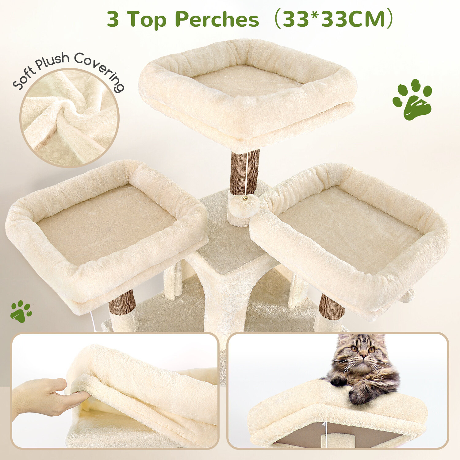 globlazer-f68b-arbre-chat-68-pouces-beige image 3