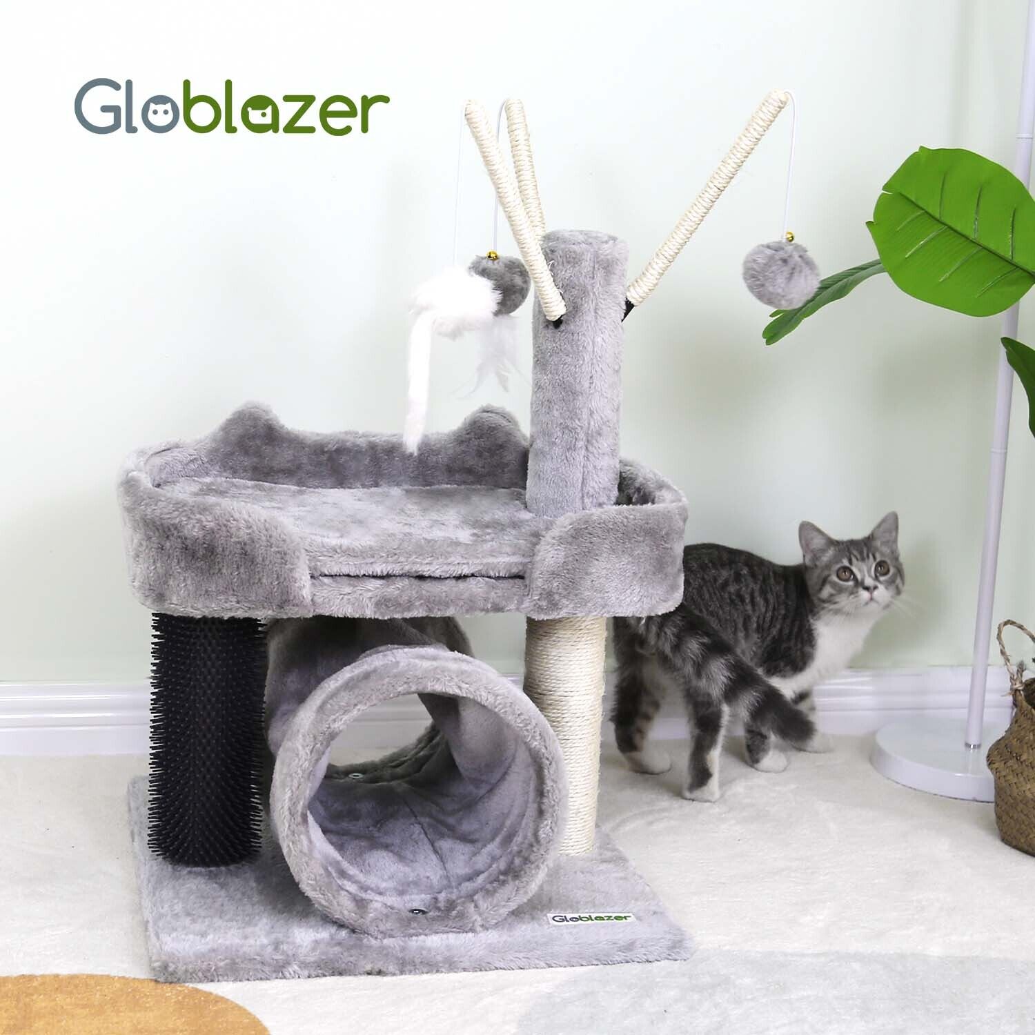 globlazer-f-series-i25-arbre-chat-gris-clair-25-pouces image 2