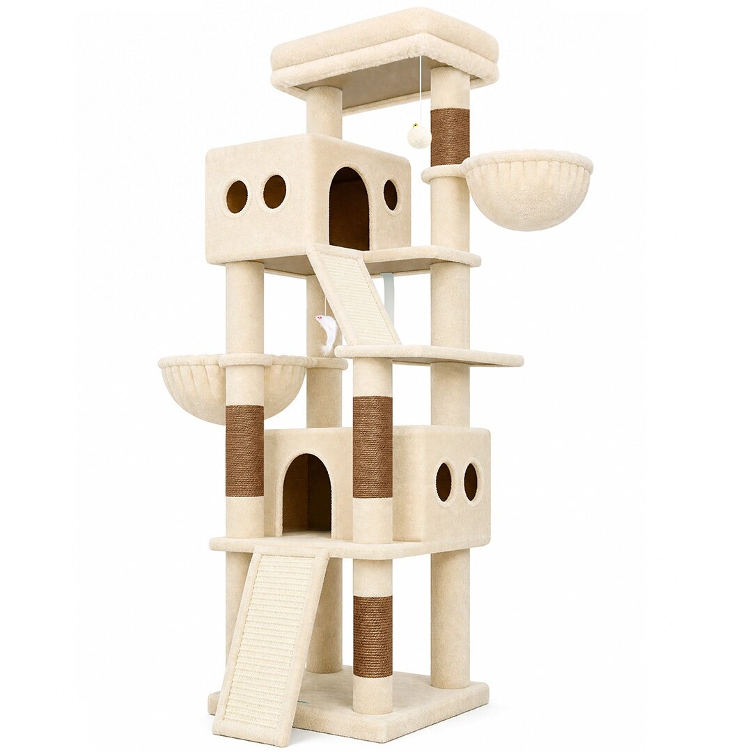 globlazer-s70g-arbre-chat-grand-beige-178-cm image 2