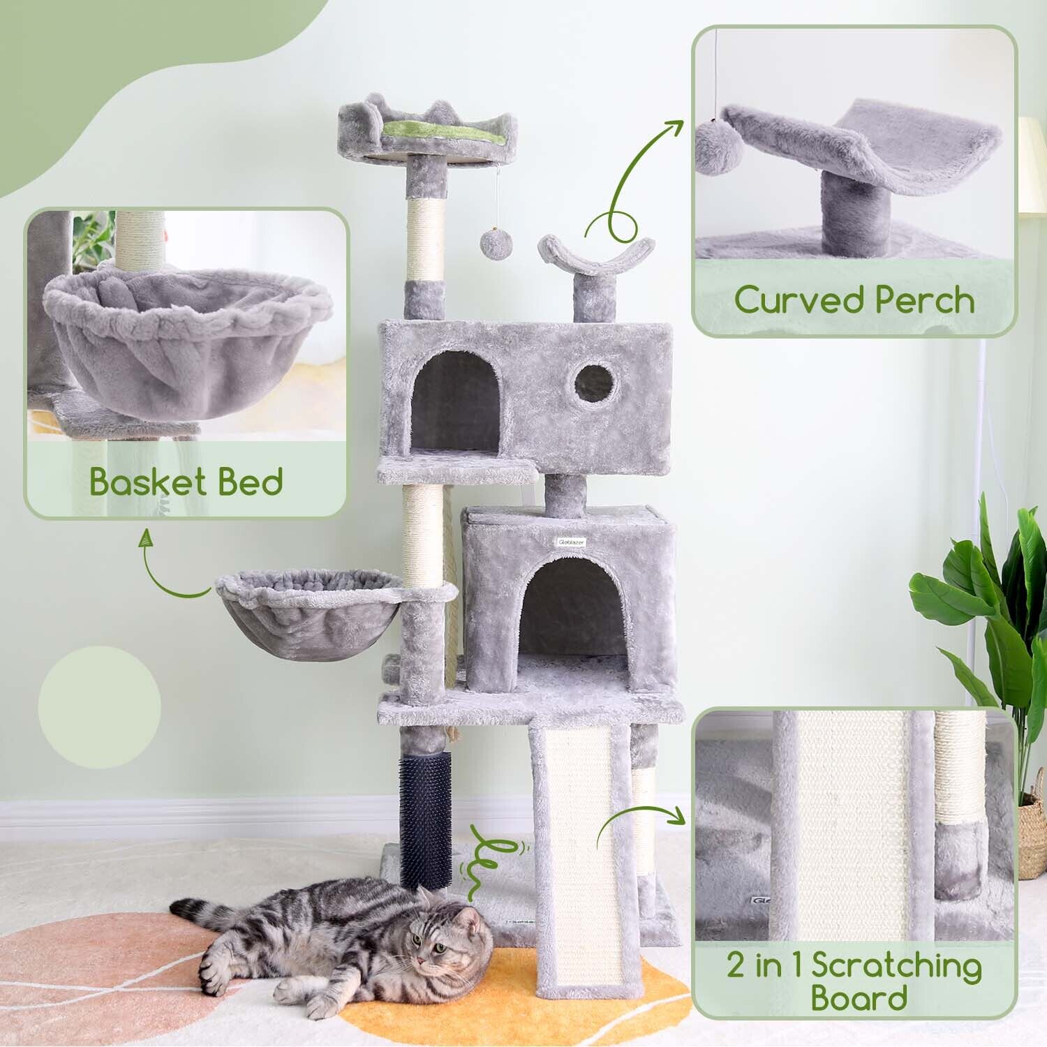 globlazer-s57-arbre-chat-gris-clair-145-cm-adulte image 4