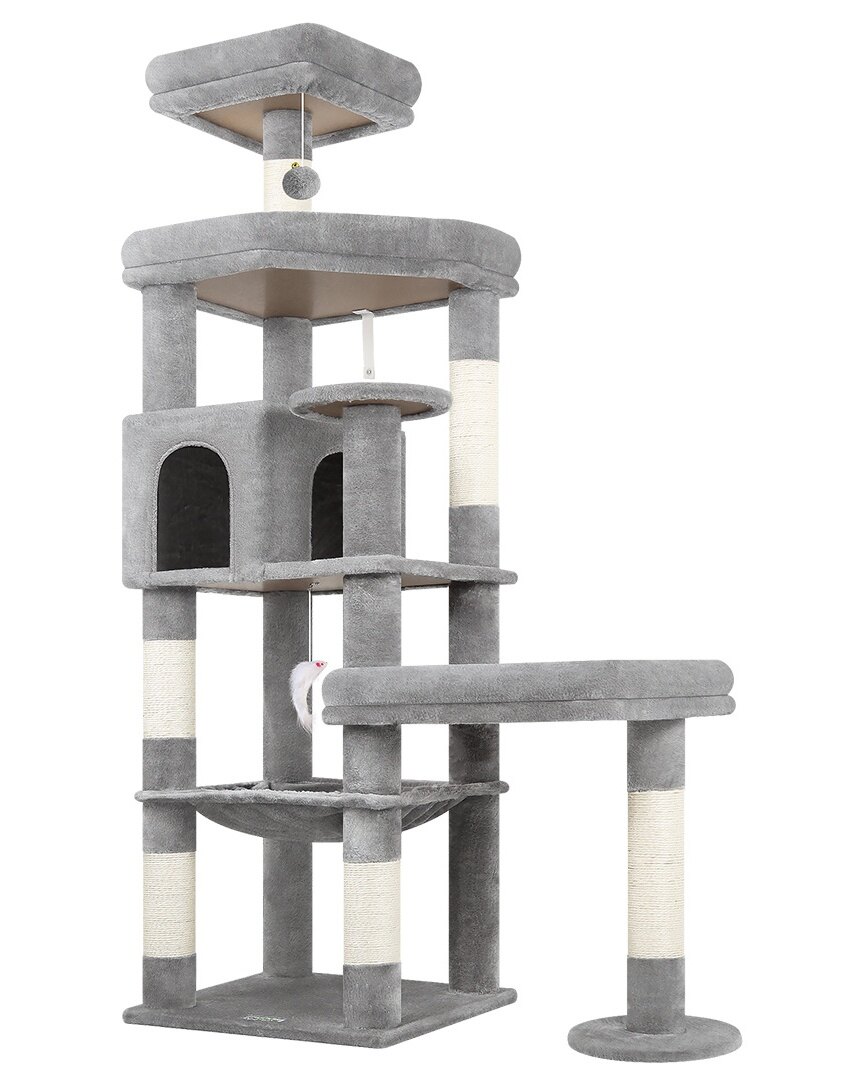 globlazer-s-series-s65-arbre-chat-gris-clair-65-pouces-robuste image 2