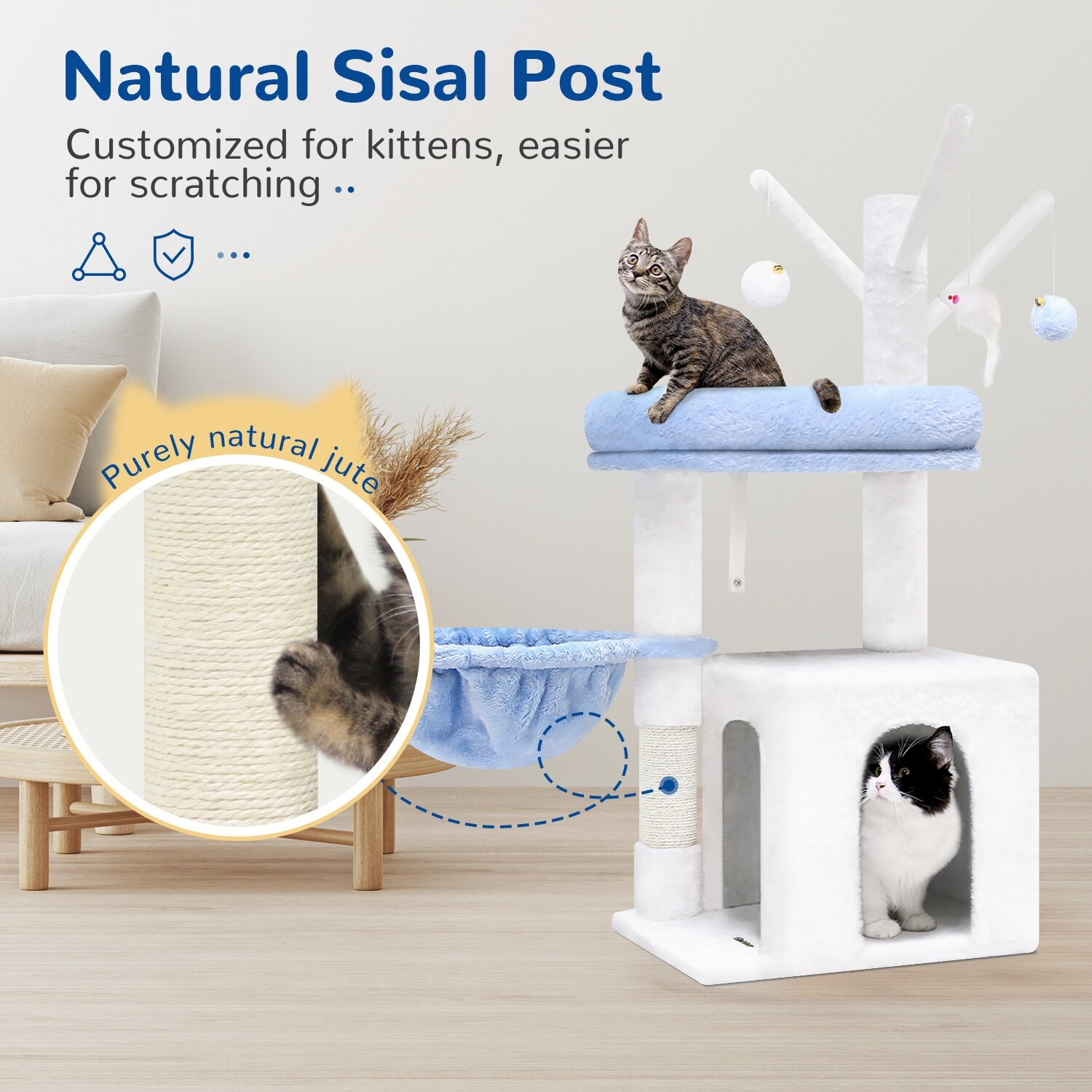 globlazer-f-series-f39-arbre-chat-compact-99-cm image 3