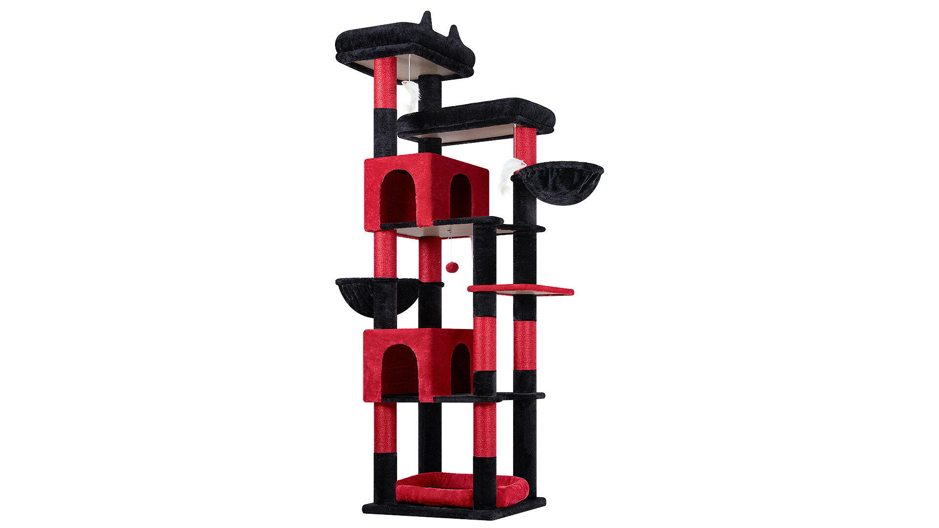 globlazer-s-series-s81c-arbre-chat-rouge-noir-81-pouces image 2