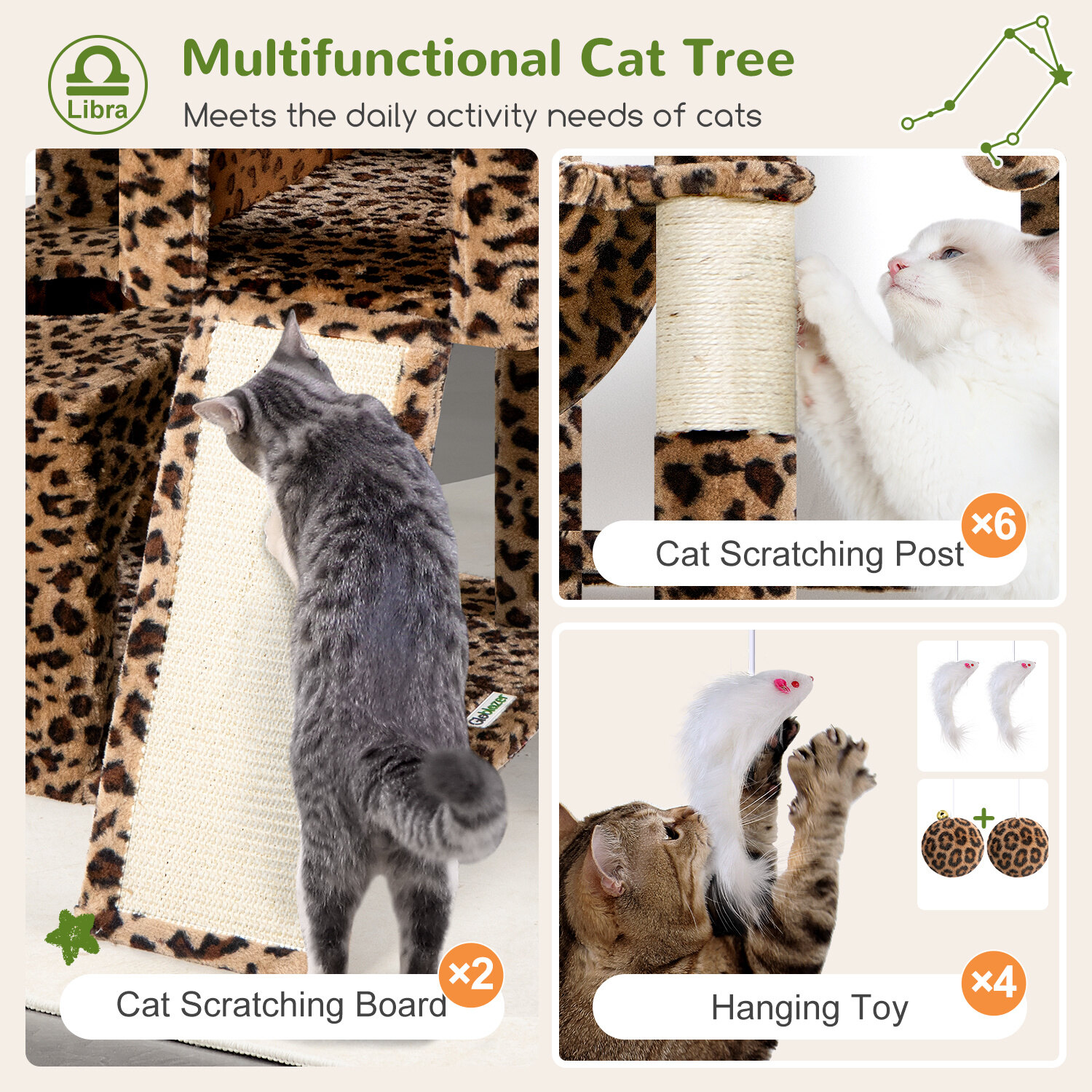 globlazer-z78-arbre-chat-78-pouces-imprim-l-opard image 6