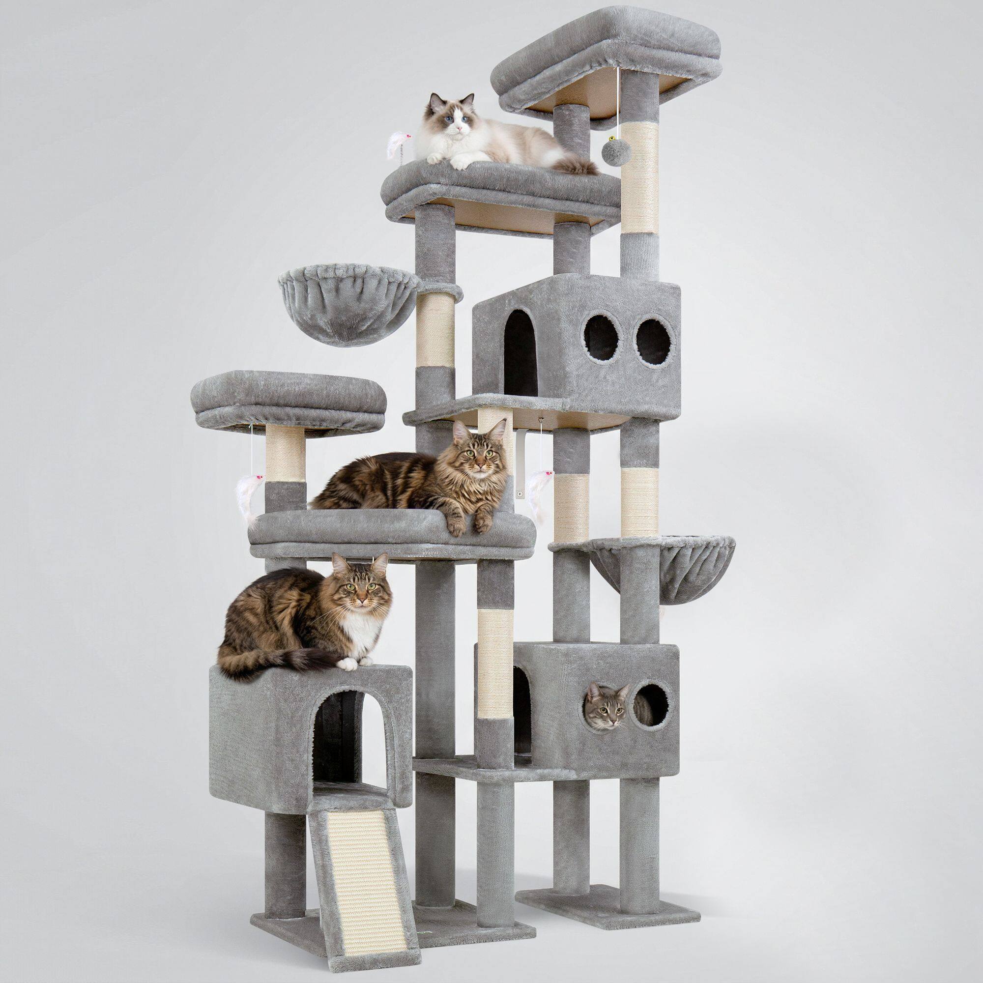 globlazer-s-series-s82d-arbre-chat-gris-clair-208-cm image 8