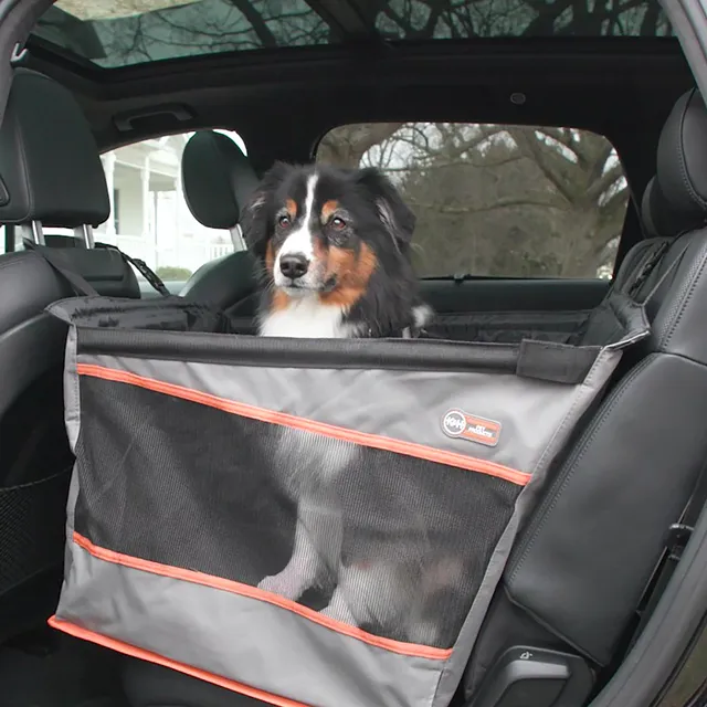 k-h-si-ge-chien-voiture-gris-panier-transport-large image 1