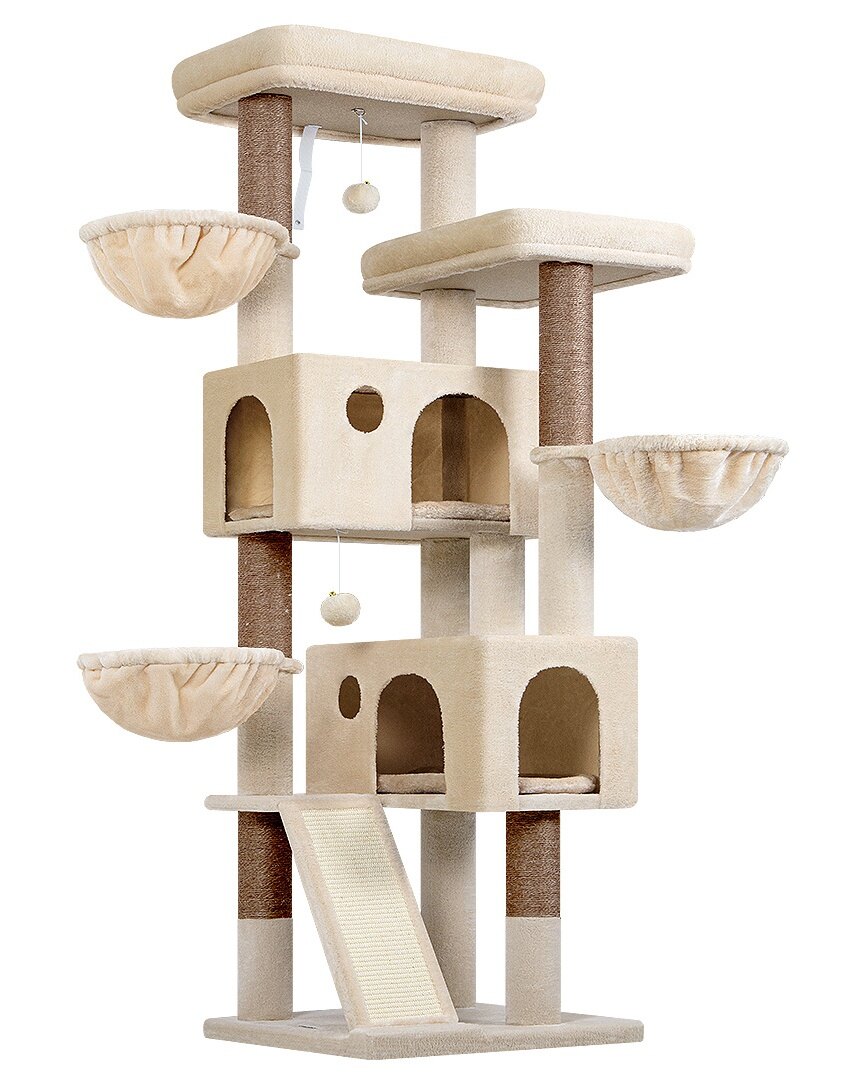 globlazer-f72g-arbre-chat-beige-72-pouces-grands-chats image 2