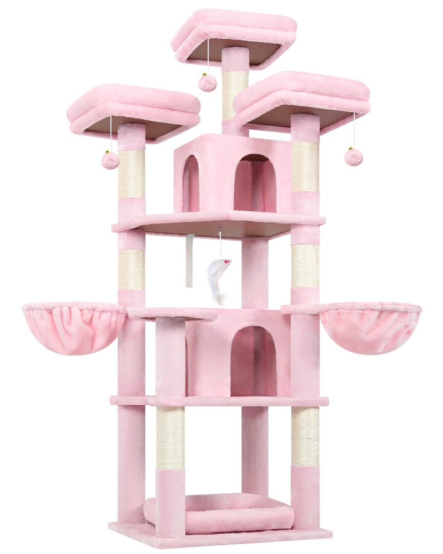 globlazer-f-series-f68b-arbre-chat-rose-68-pouces image 2