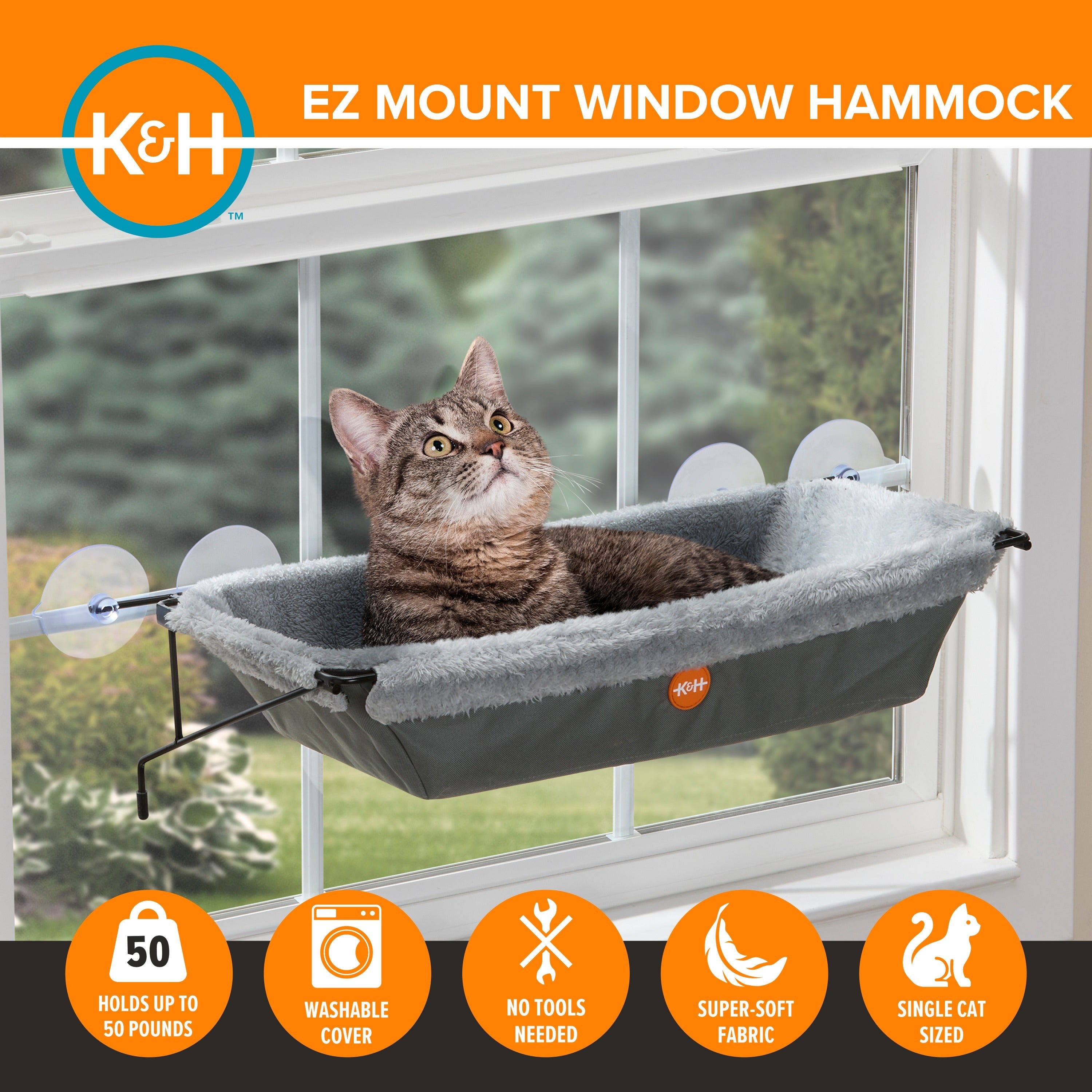 k-h-ez-mount-hamac-fen-tre-chat-ventouses-74-cm image 2