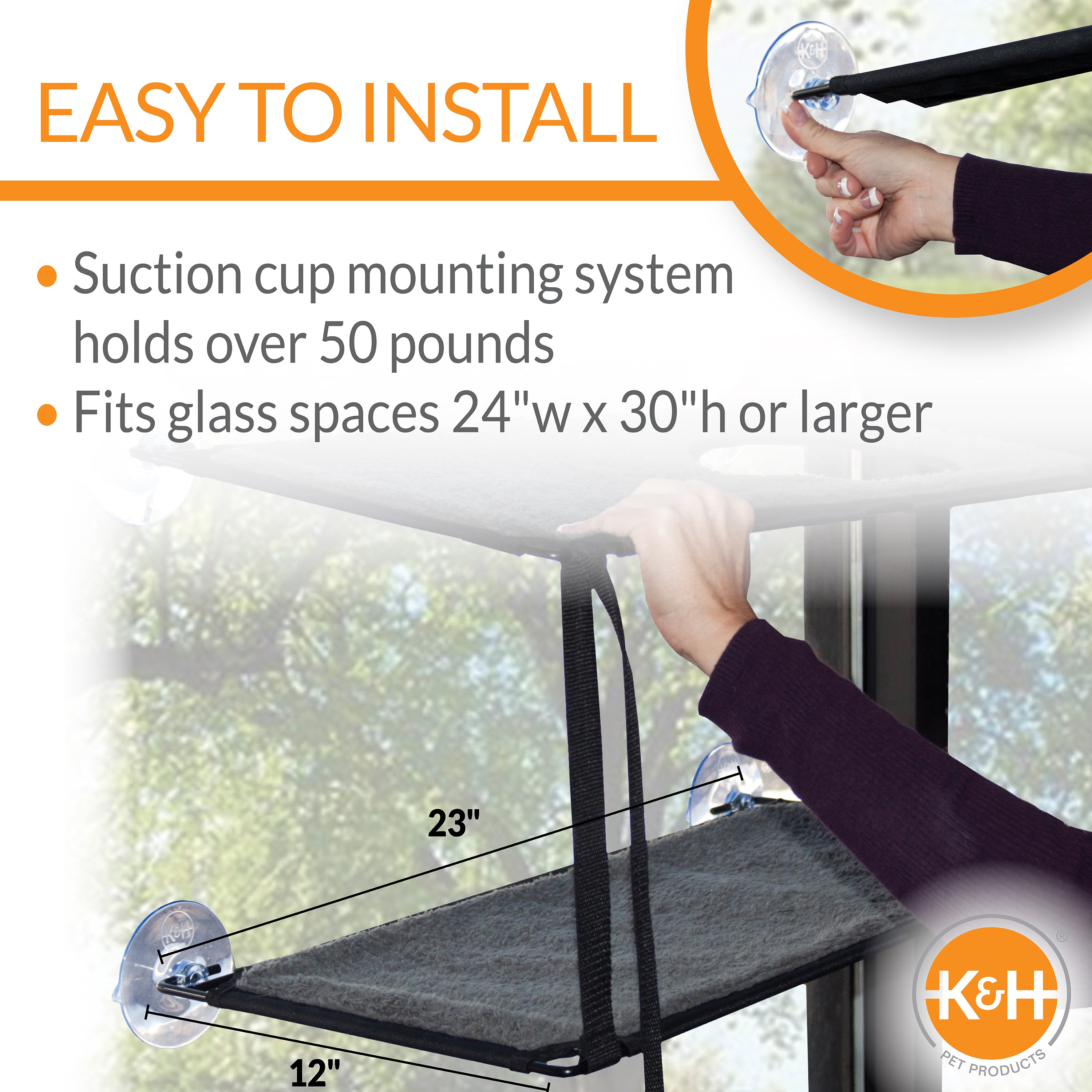 k-h-ez-mount-double-stack-double-hamac-fen-tre-chat-2-niveaux image 2