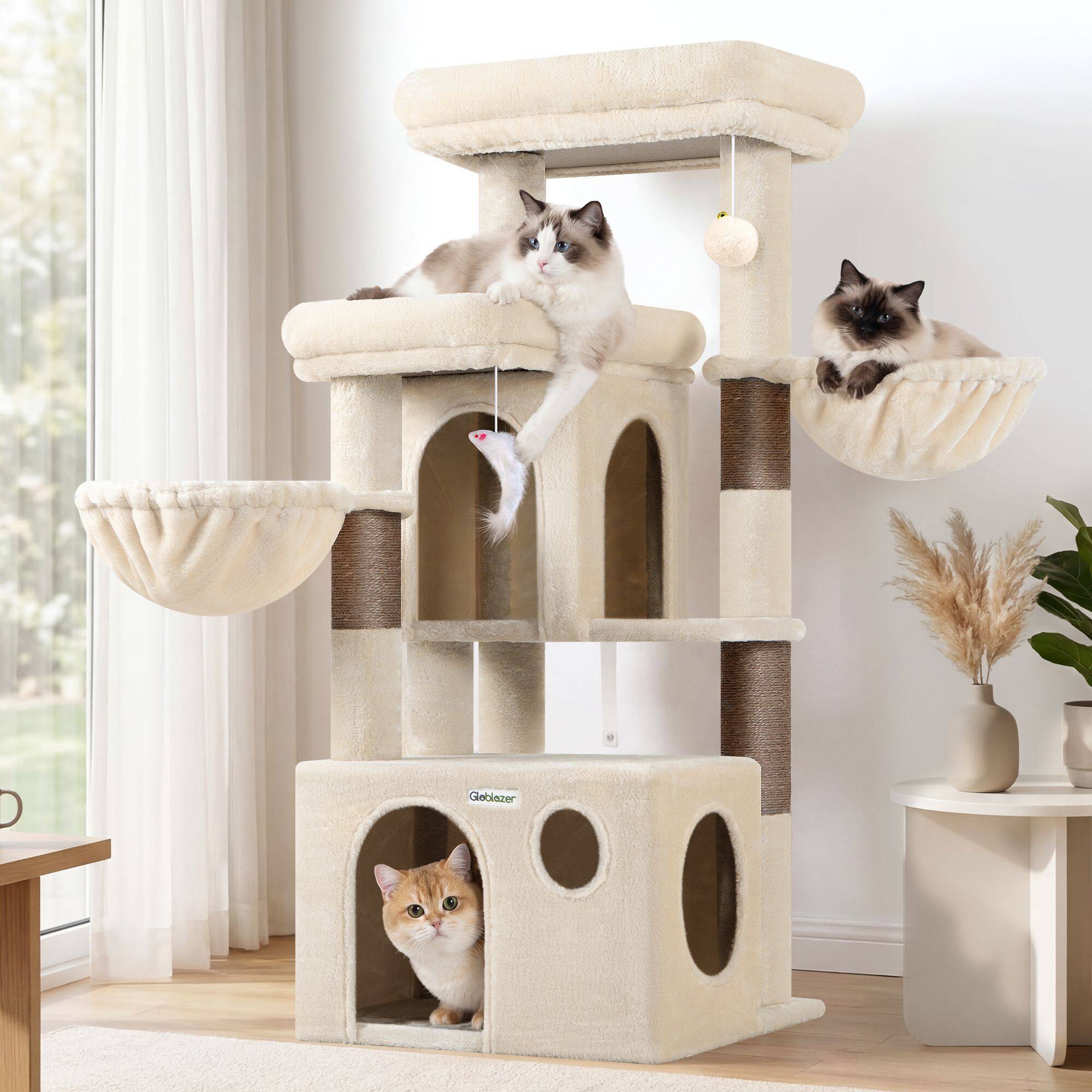 globlazer-s48-arbre-chat-beige-122-cm-int-rieur image 1