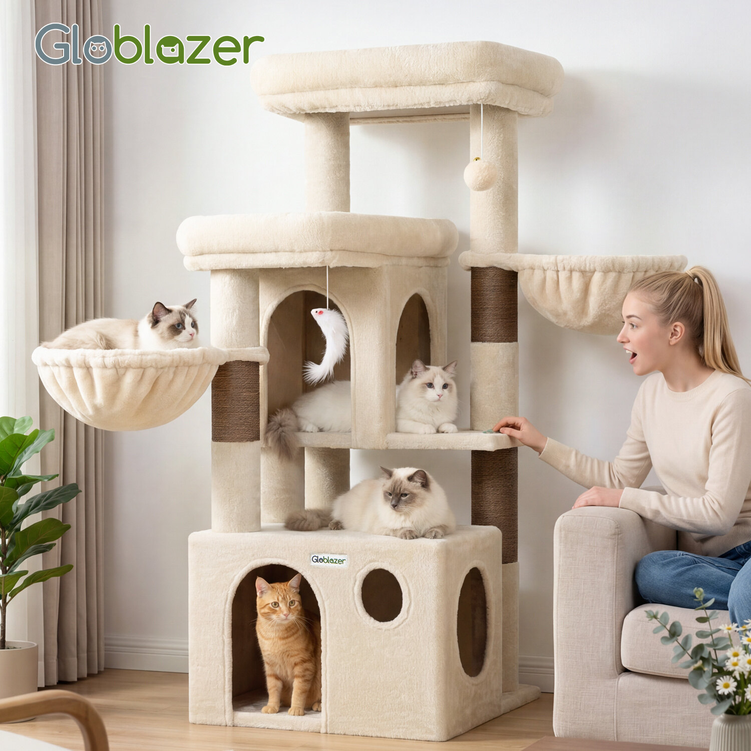 globlazer-s48-arbre-chat-beige-122-cm-int-rieur image 8