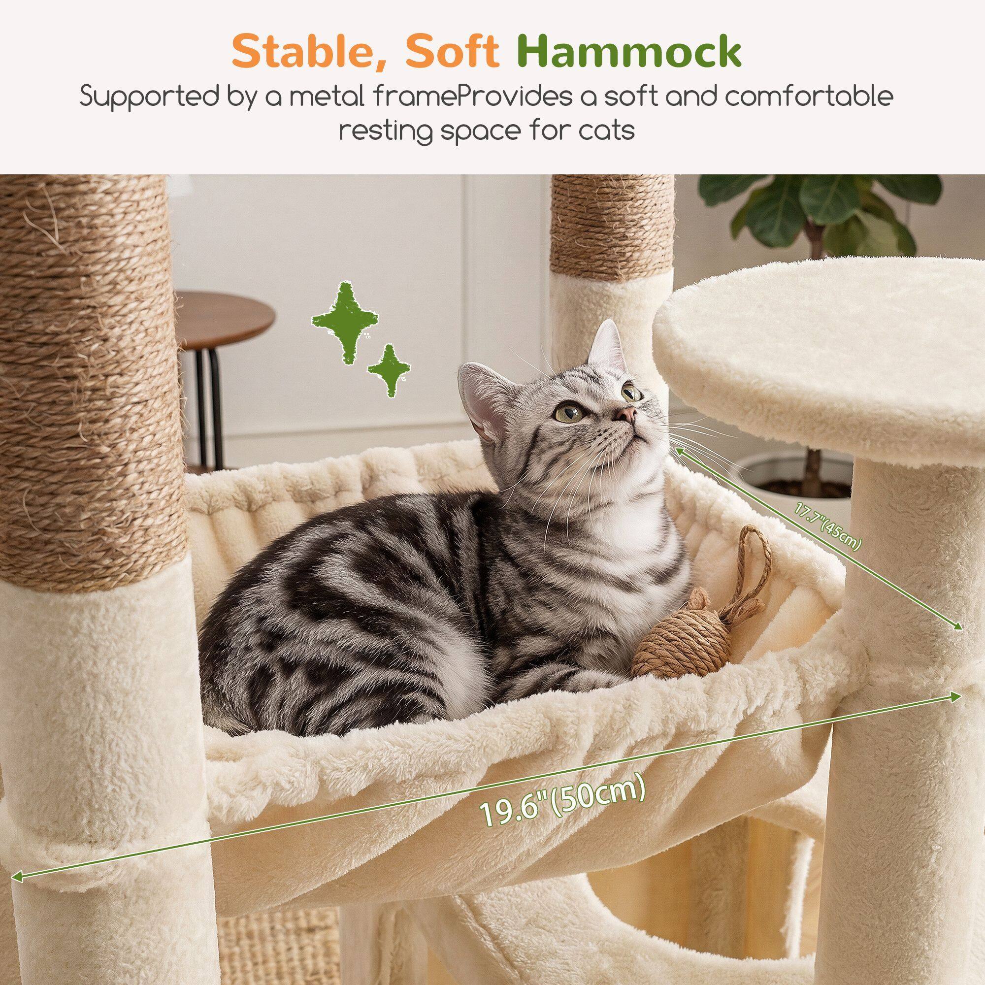 globlazer-f-series-f80g-arbre-chat-beige-80-pouces image 6