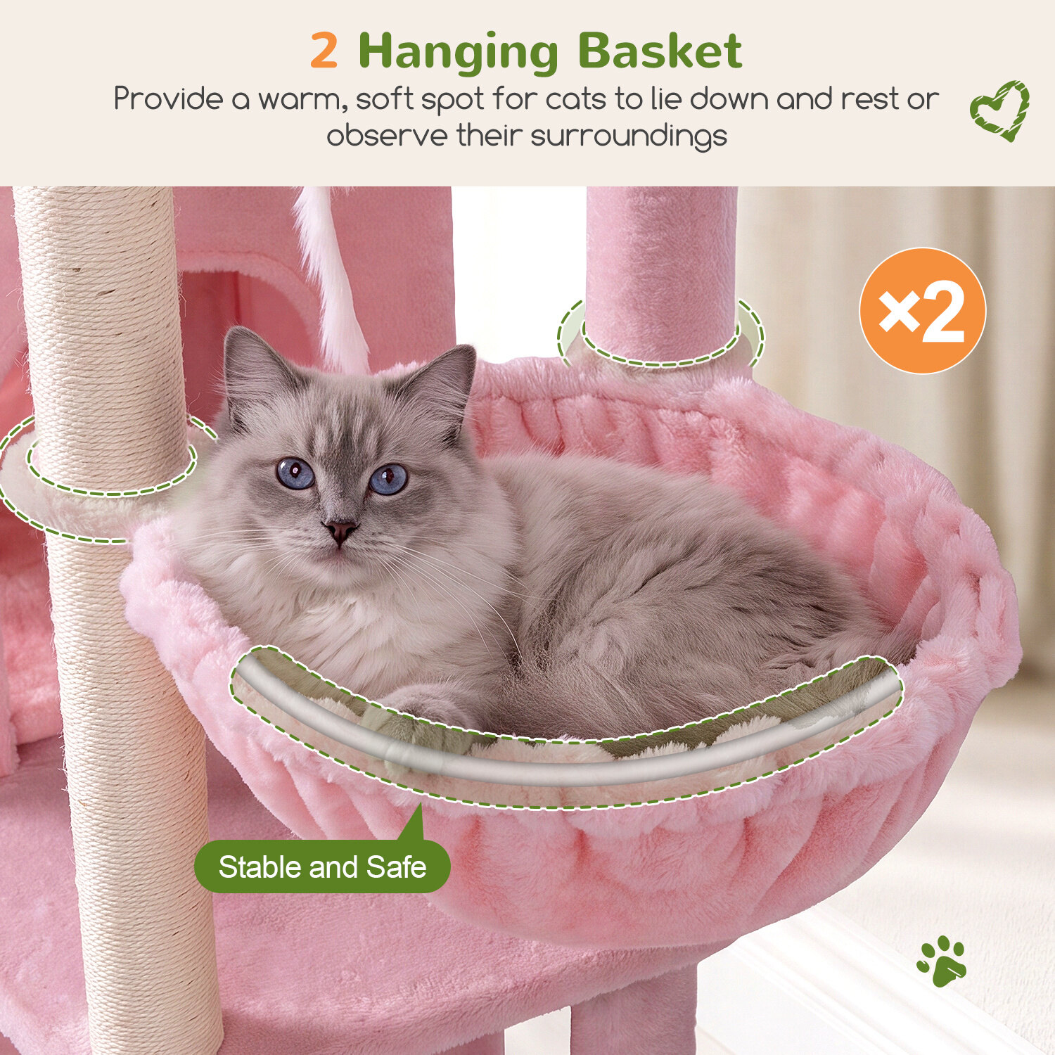 globlazer-s63-arbre-chat-160-cm-rose-grandes-races image 5