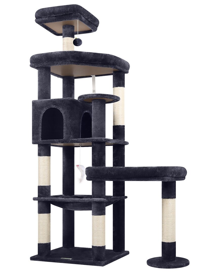 globlazer-s65-arbre-chat-grand-gris-fonc-165-cm image 2