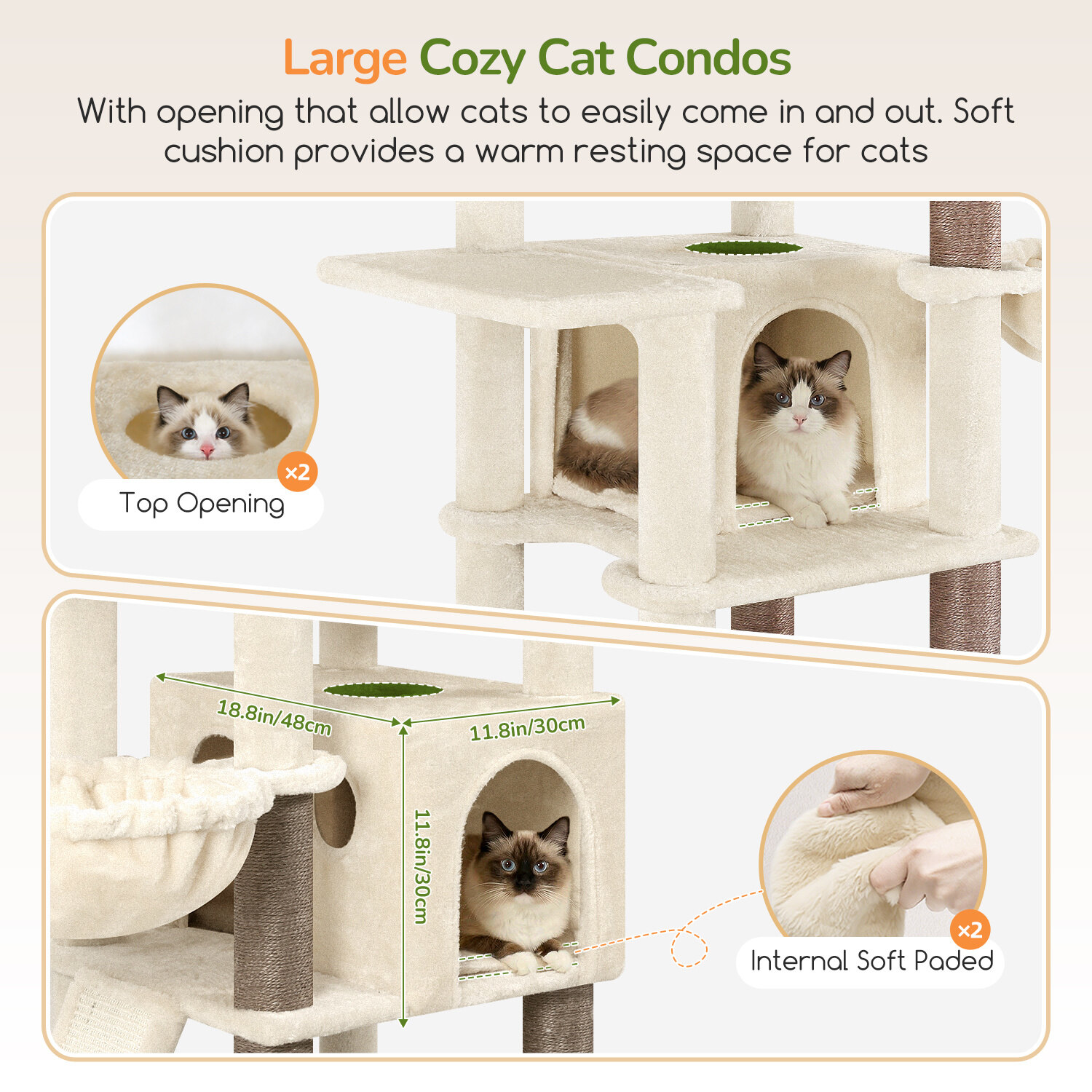 globlazer-s78g-arbre-chat-beige-198-cm-stable image 4