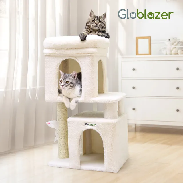 globlazer-f-series-f31-petit-arbre-chat-beige-31-pouces image 1