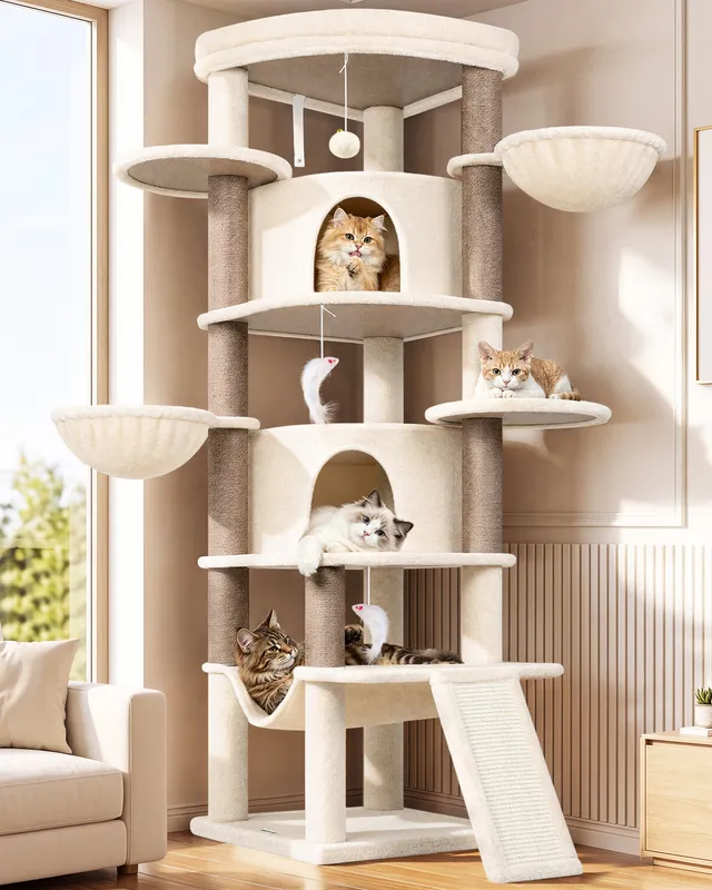 globlazer-c-series-c73-arbre-chat-beige-185-cm image 1