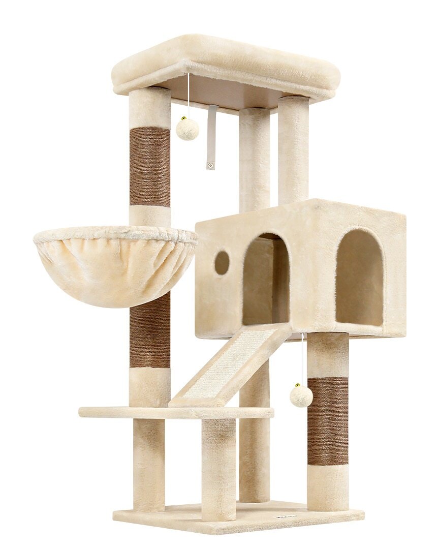 globlazer-s45-arbre-chat-beige-45-pouces-griffoir image 2