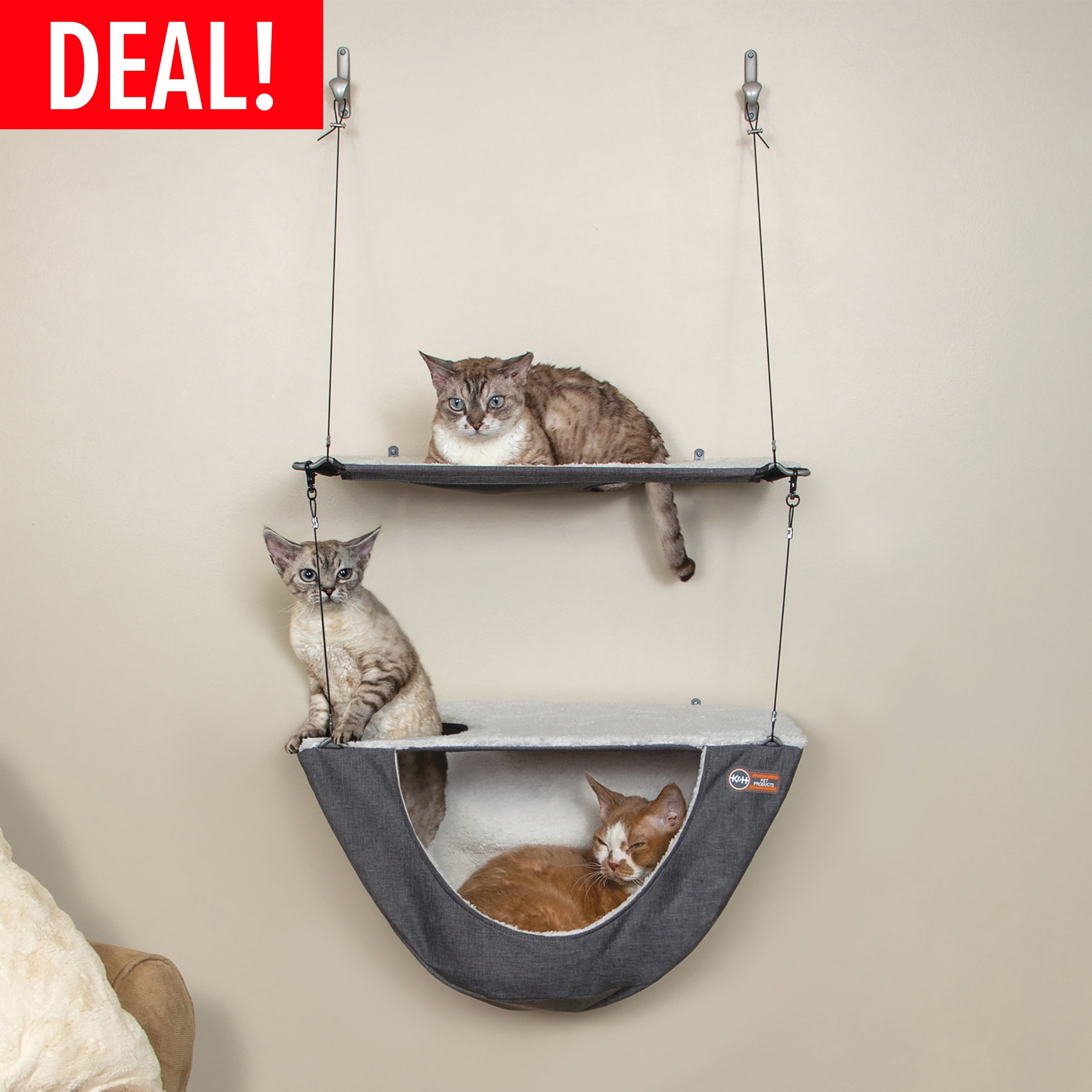 k-h-wall-mount-tag-re-chat-murale-double-avec-hamac image 1