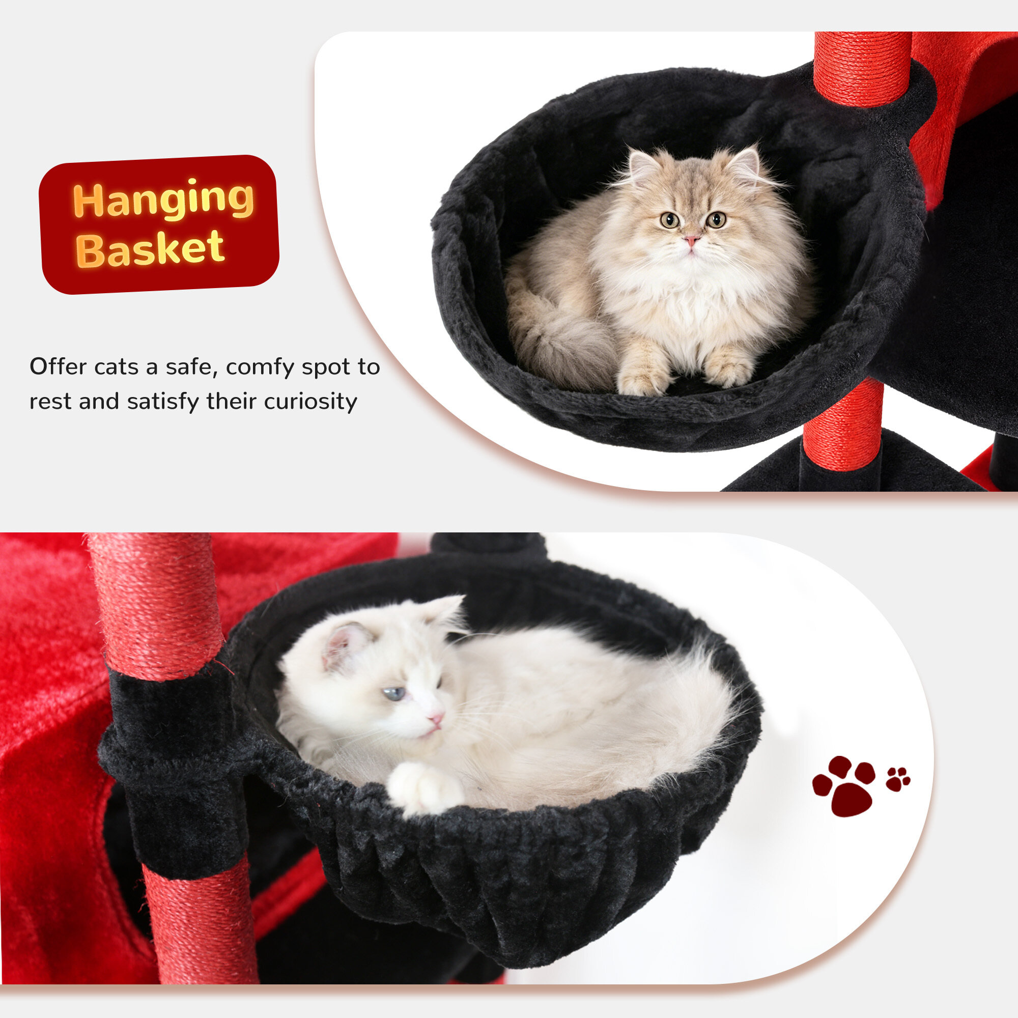 globlazer-s78-s-series-arbre-chat-rouge-noir-78-pouces image 6