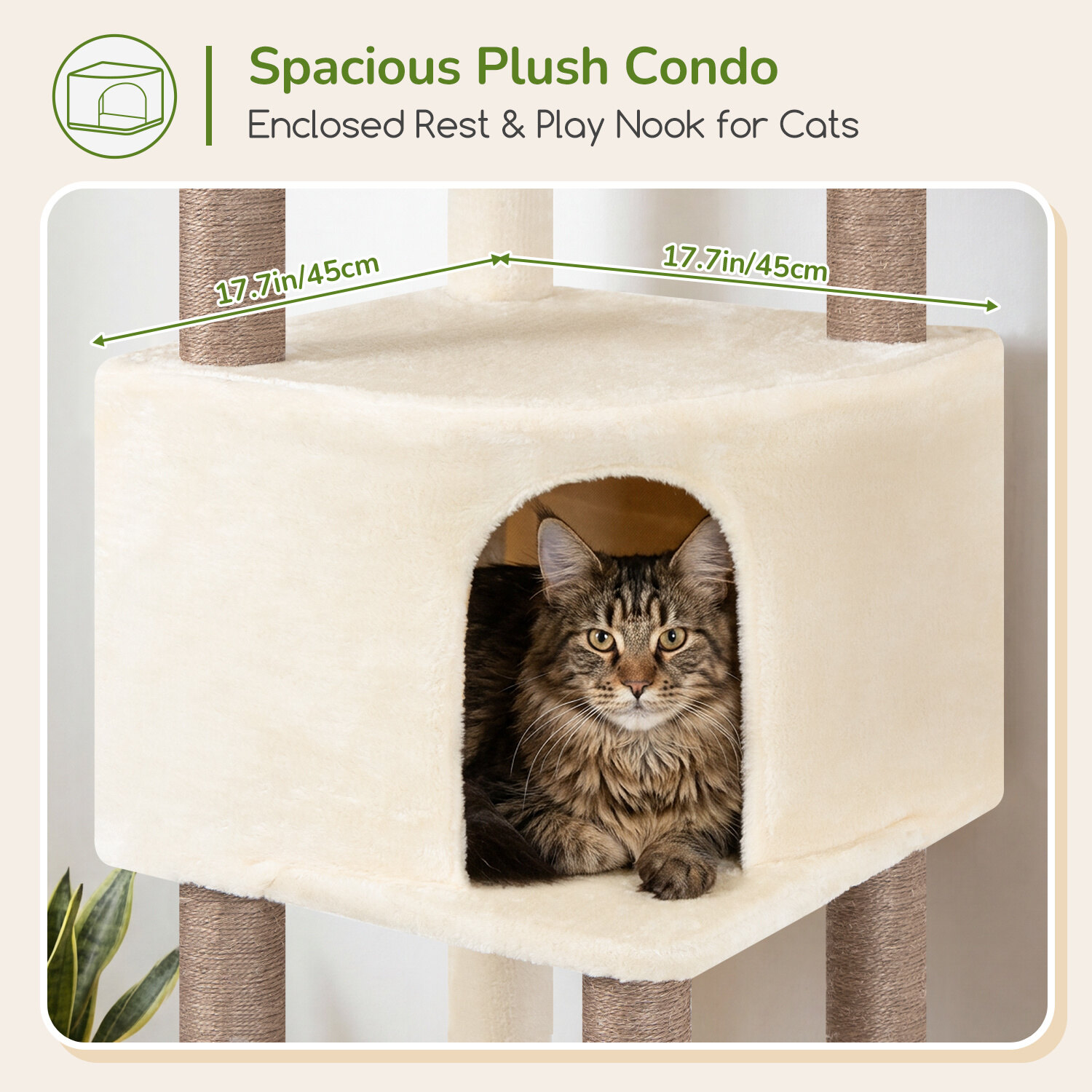 globlazer-f65d-arbre-chat-beige-165-cm image 3
