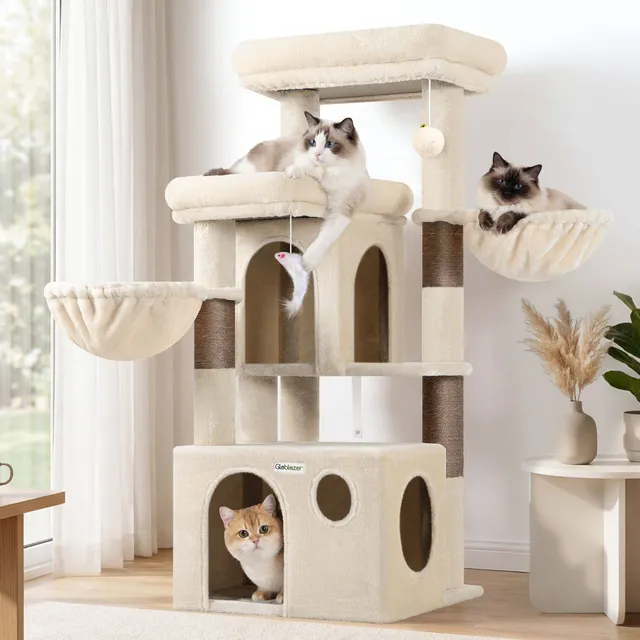 globlazer-s48-arbre-chat-beige-122-cm-int-rieur image 1