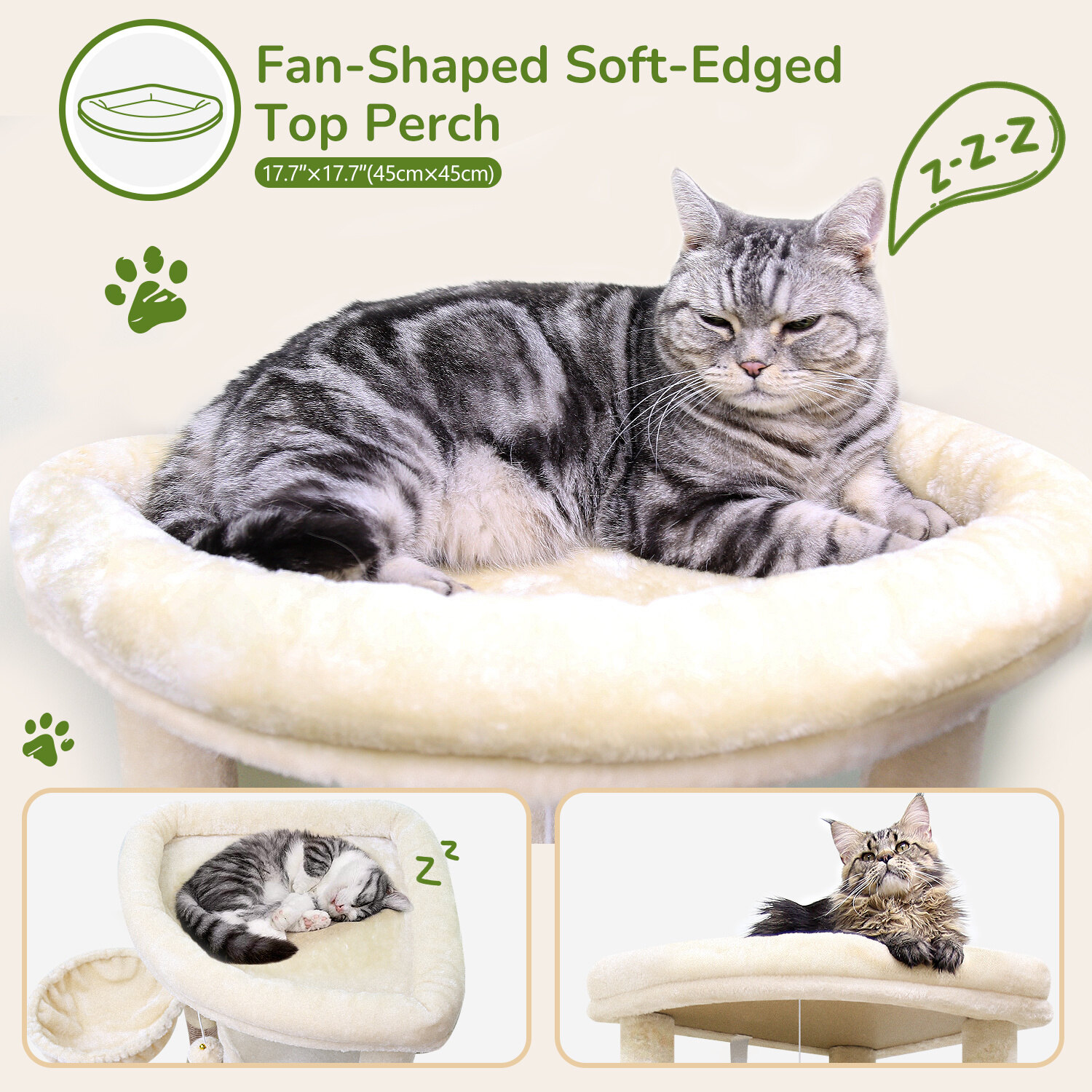 globlazer-c51-arbre-chat-angle-beige-51-pouces-compact image 4