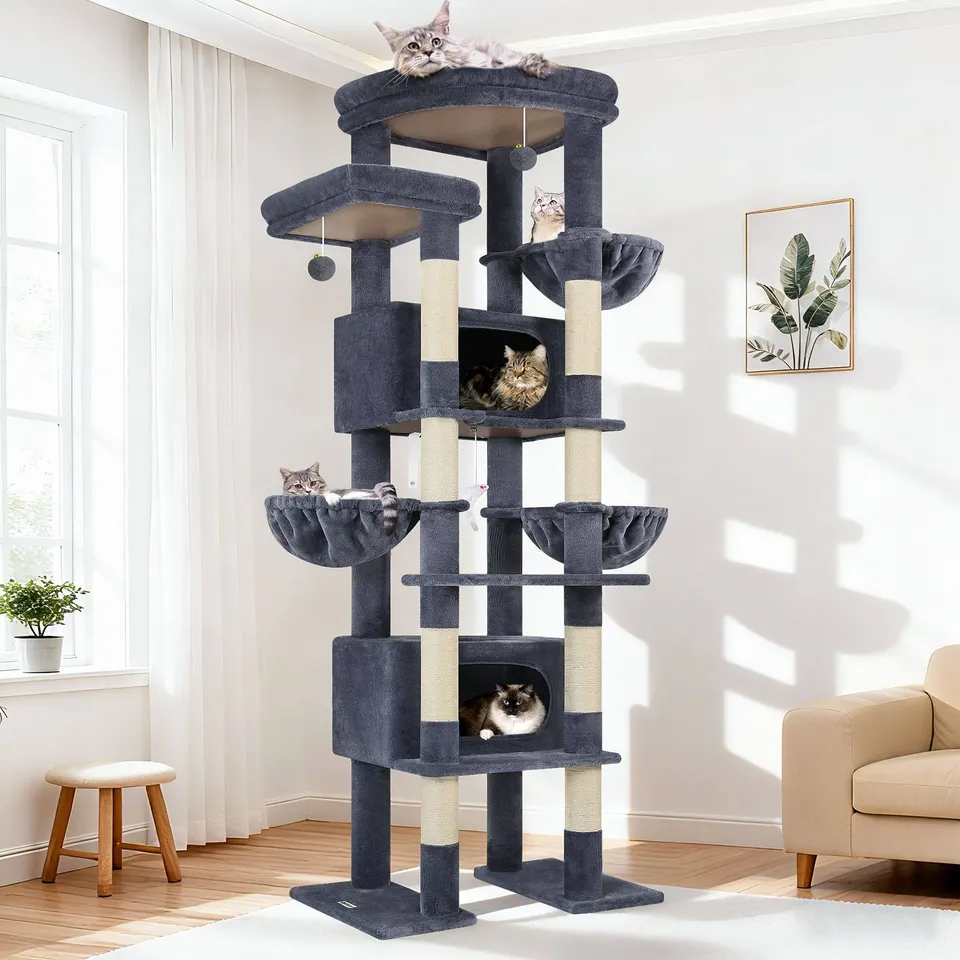 globlazer-f-series-f84-arbre-chat-gris-fonc-213-cm image 1