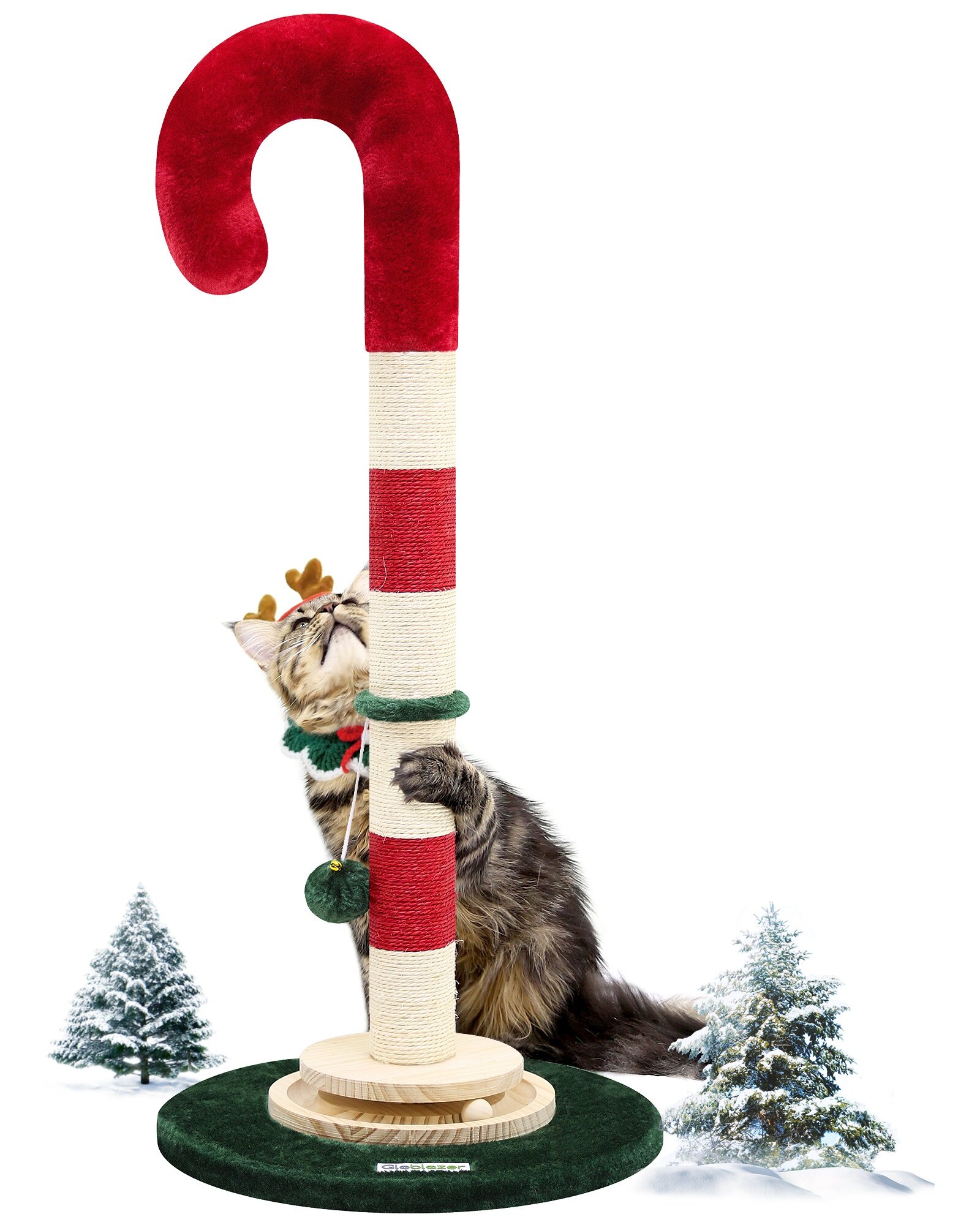 globlazer-scratching-posts-xmas32-griffoir-chat-christmas-35-pouces image 2