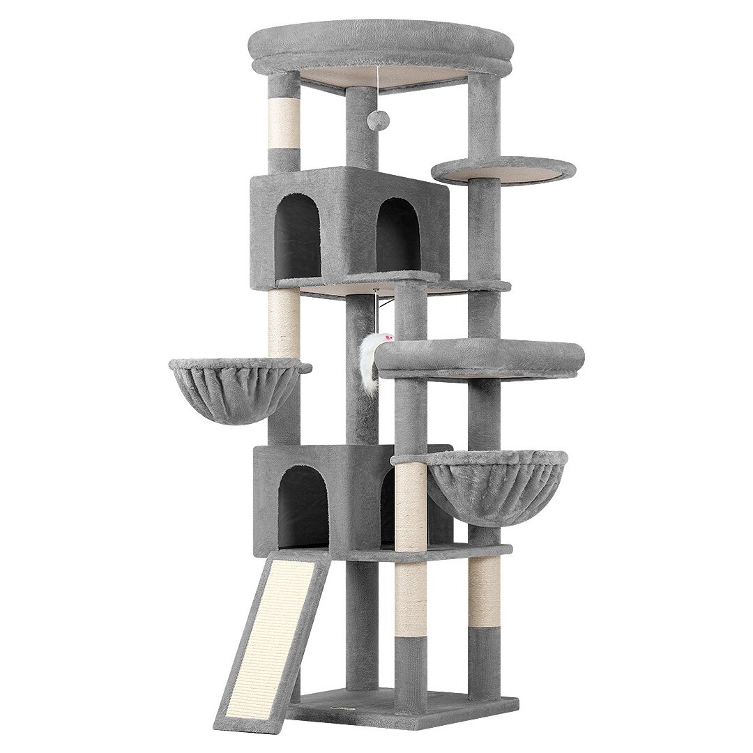 globlazer-c74-arbre-chat-gris-clair-74-pouces image 2