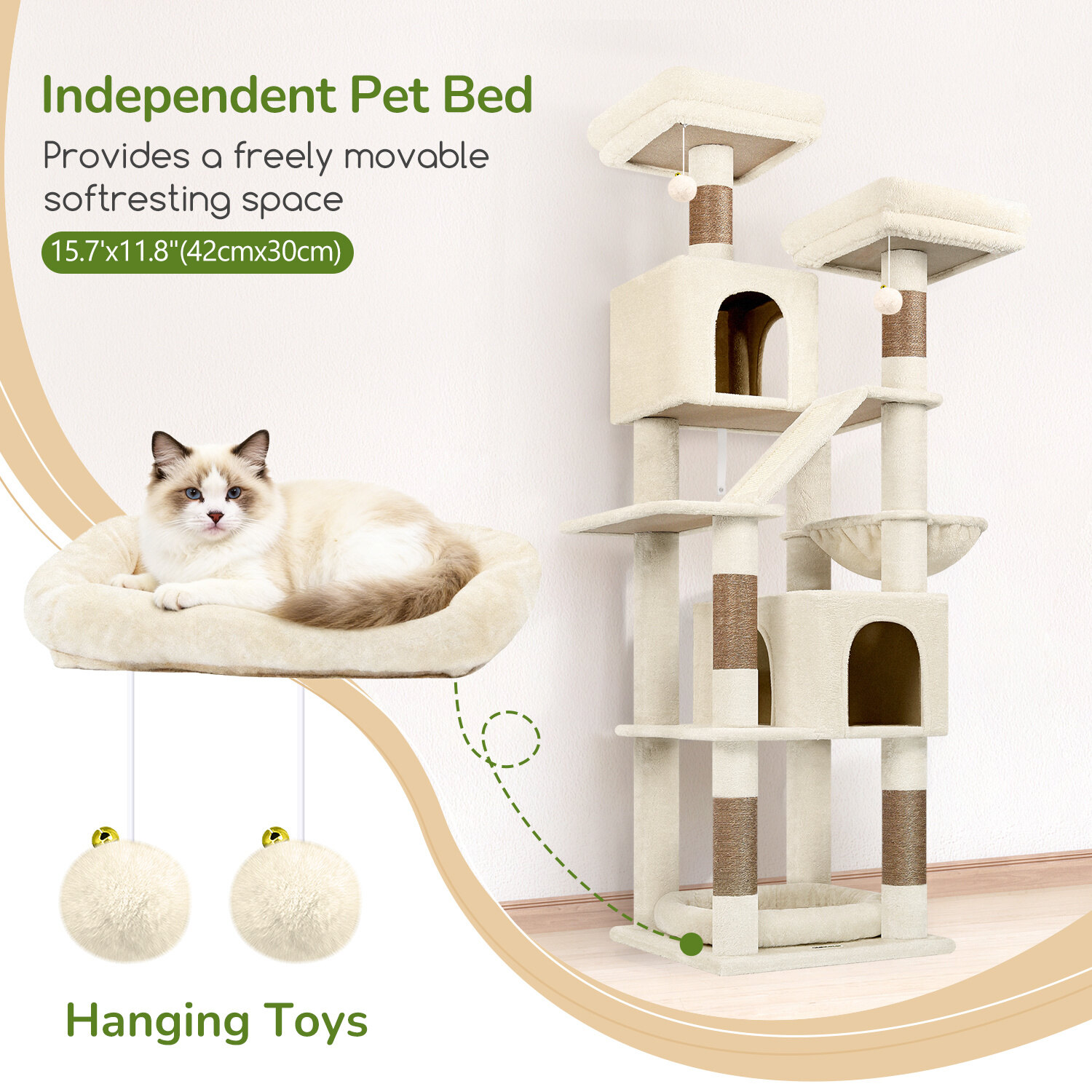 globlazer-f74d-arbre-chat-haut-beige-188-cm image 6