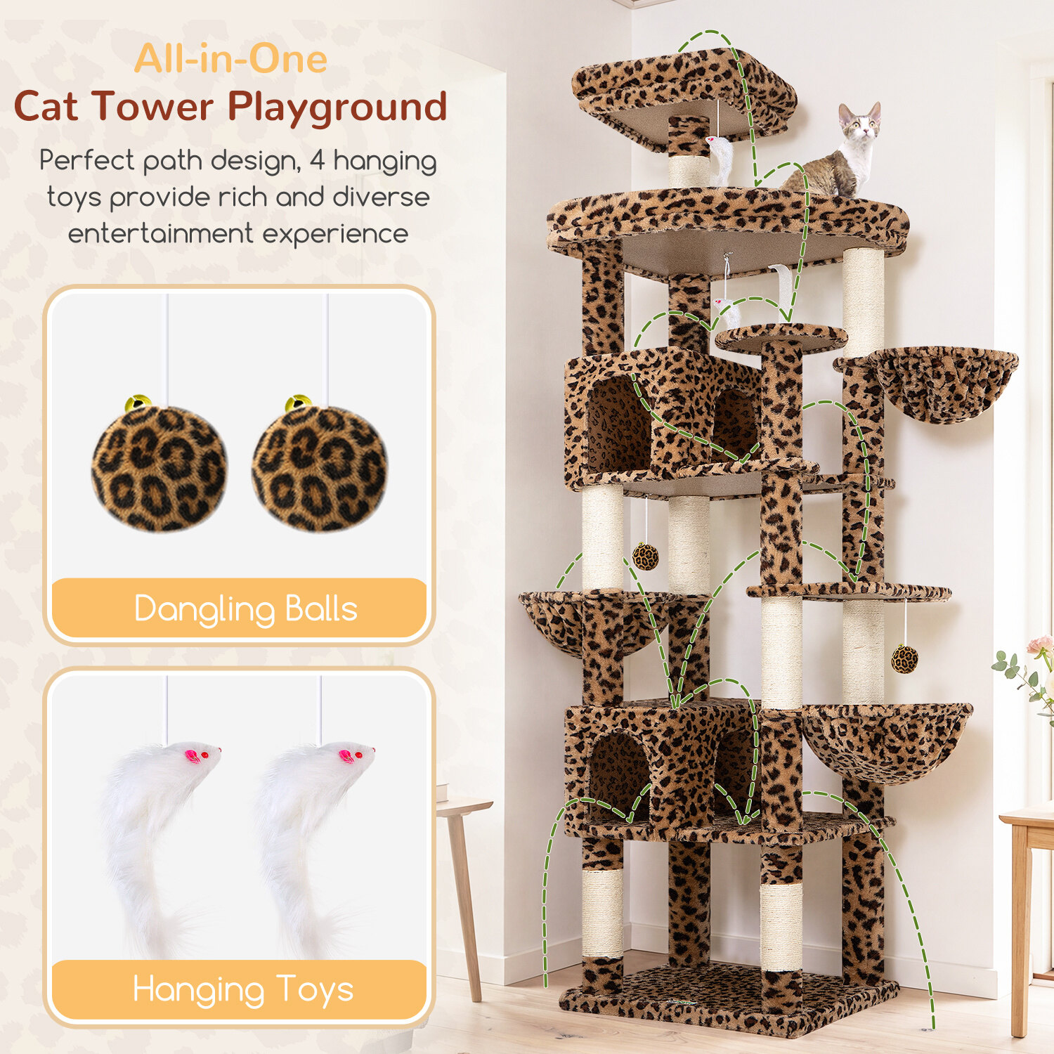globlazer-s82-arbre-chat-l-opard-82-pouces-g-ant image 6