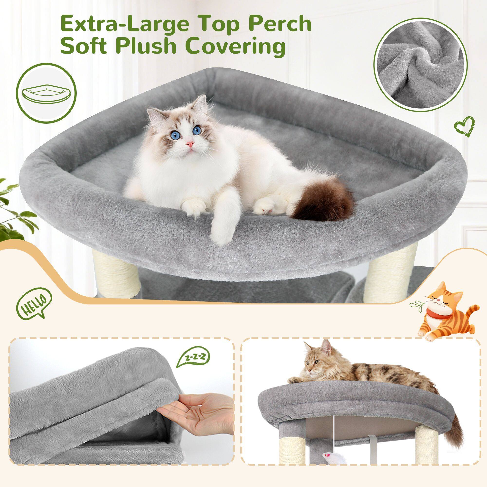 globlazer-c68-arbre-chat-gris-clair-173-cm-large image 6