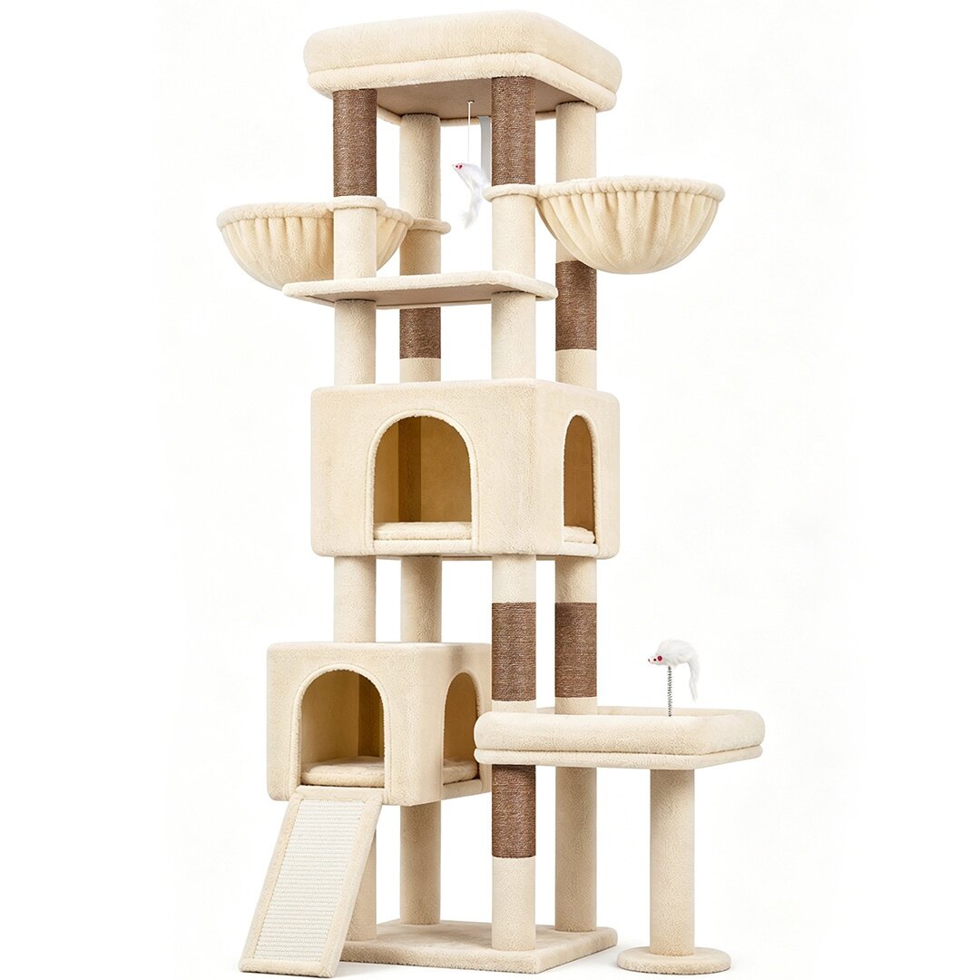 globlazer-s-series-s73b-arbre-chat-beige-185-cm-robust image 2